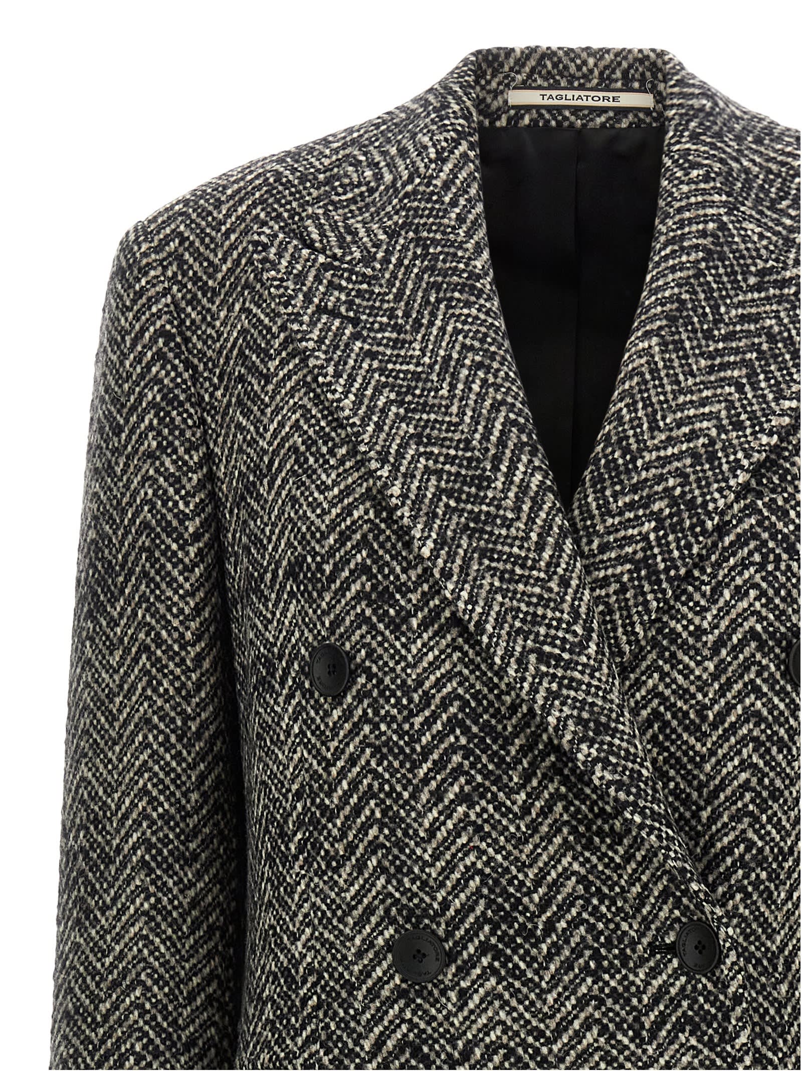 Tagliatore Caitlyn Coat In Gray