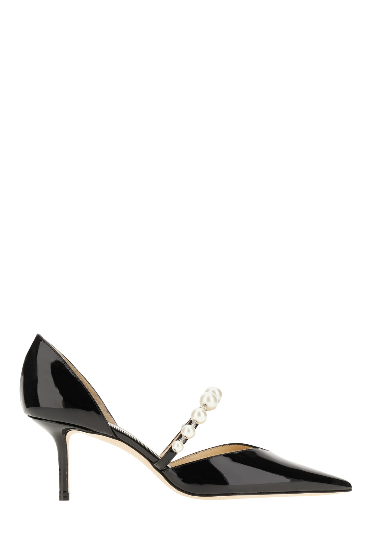 Black Leather Aurelie Pumps