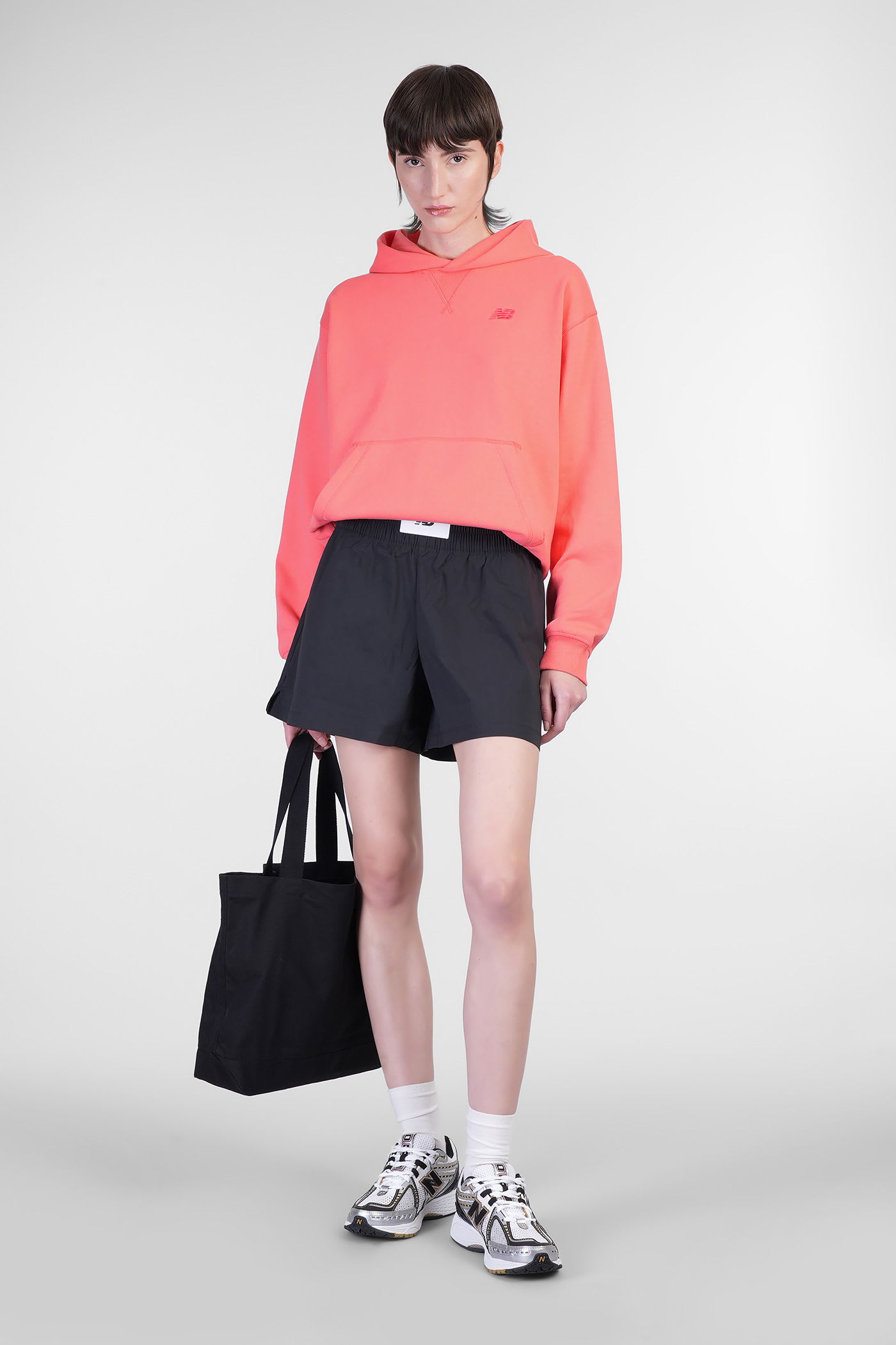 New Balance Sweatshirt In Orange Cotton In Red