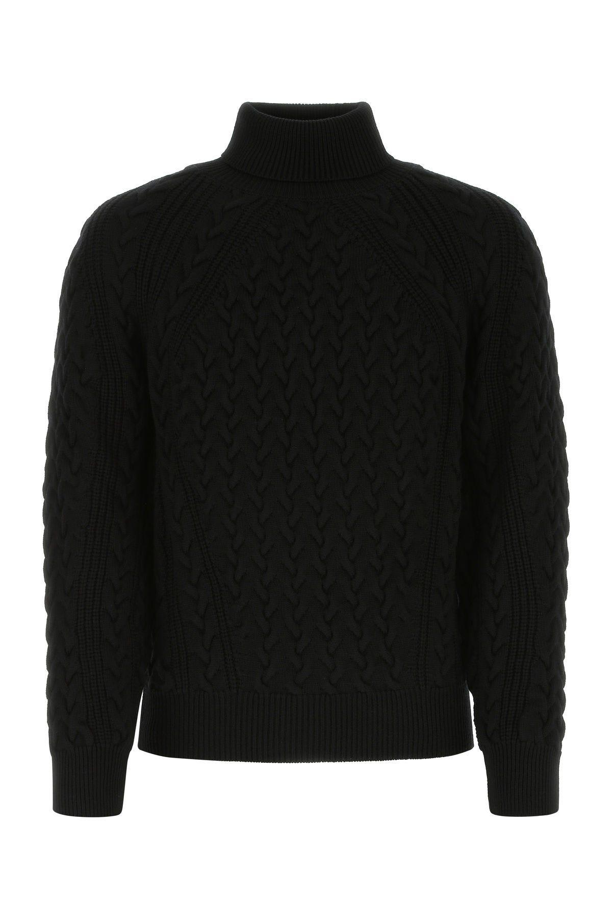 Ermenegildo Zegna Black Wool Sweater