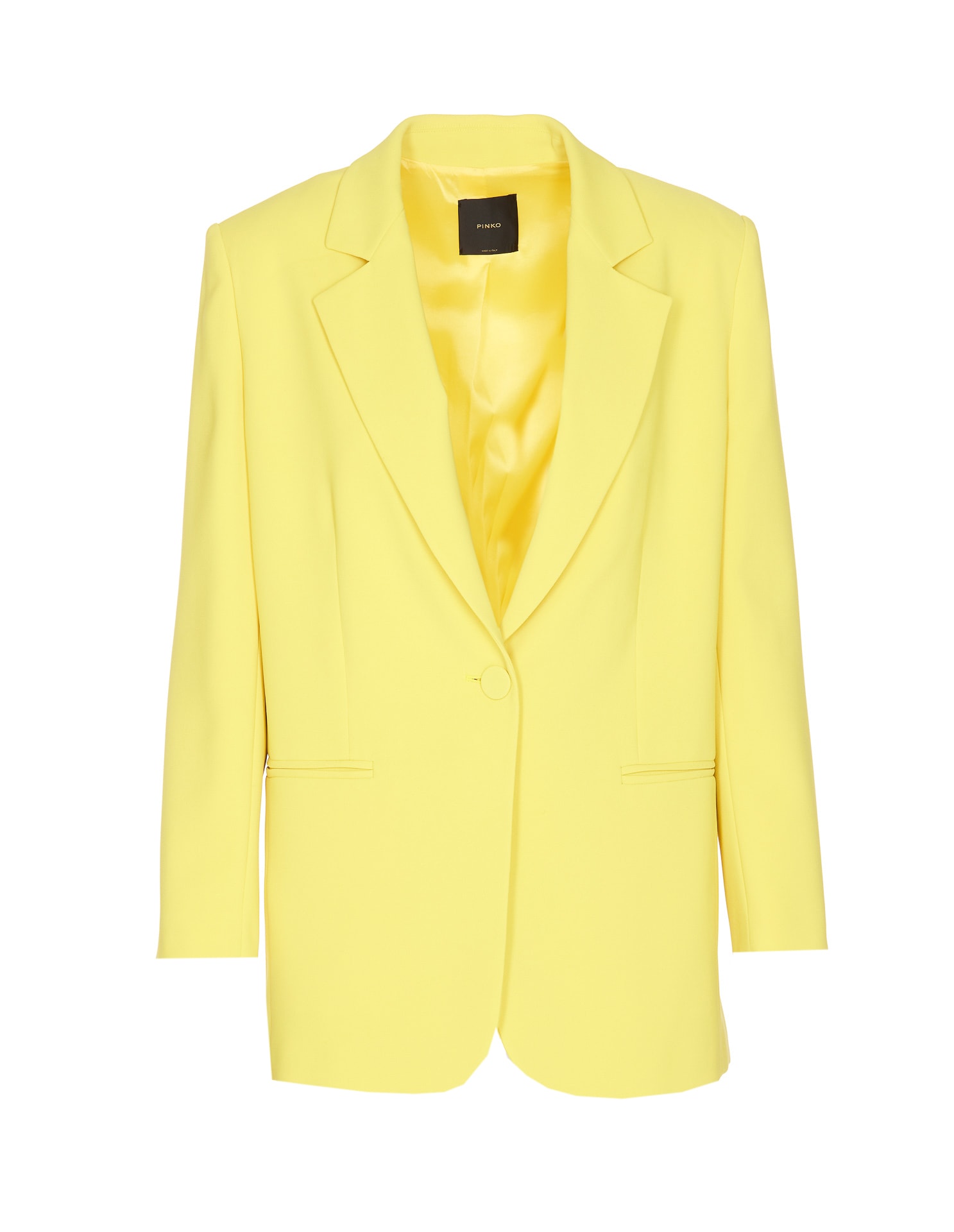 Pinko Esagerata Jacket In Yellow