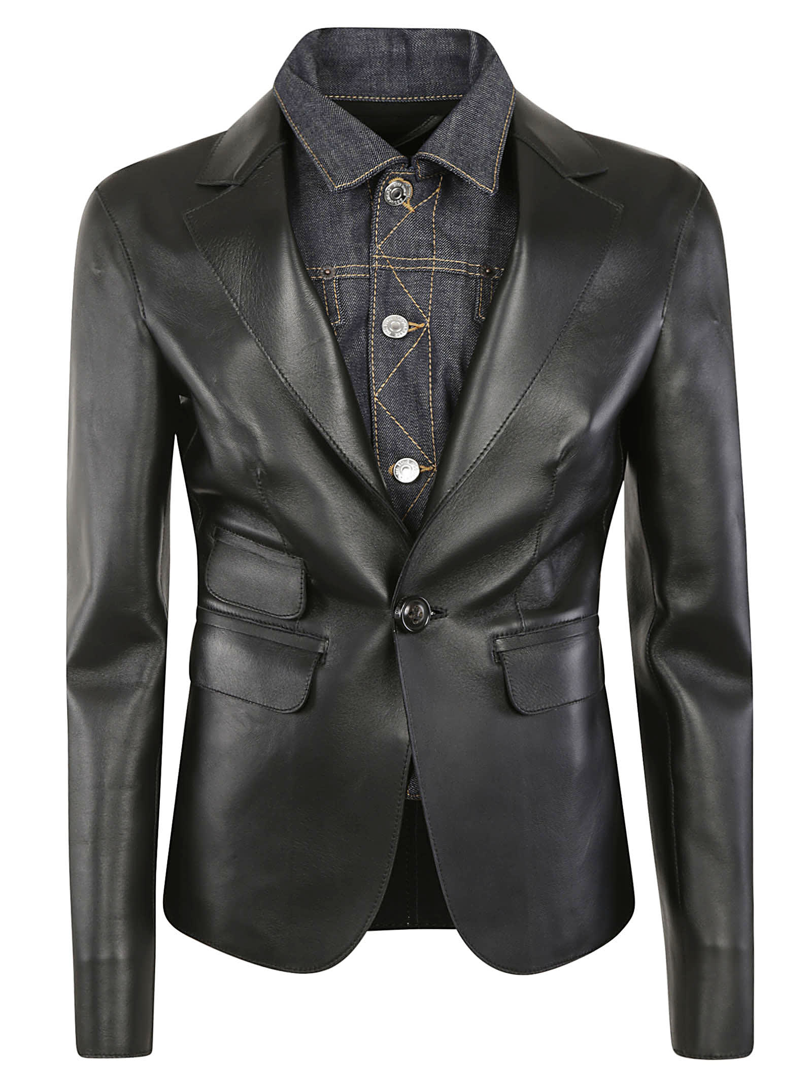 Dsquared2 Single-breasted Double-layered Blazer