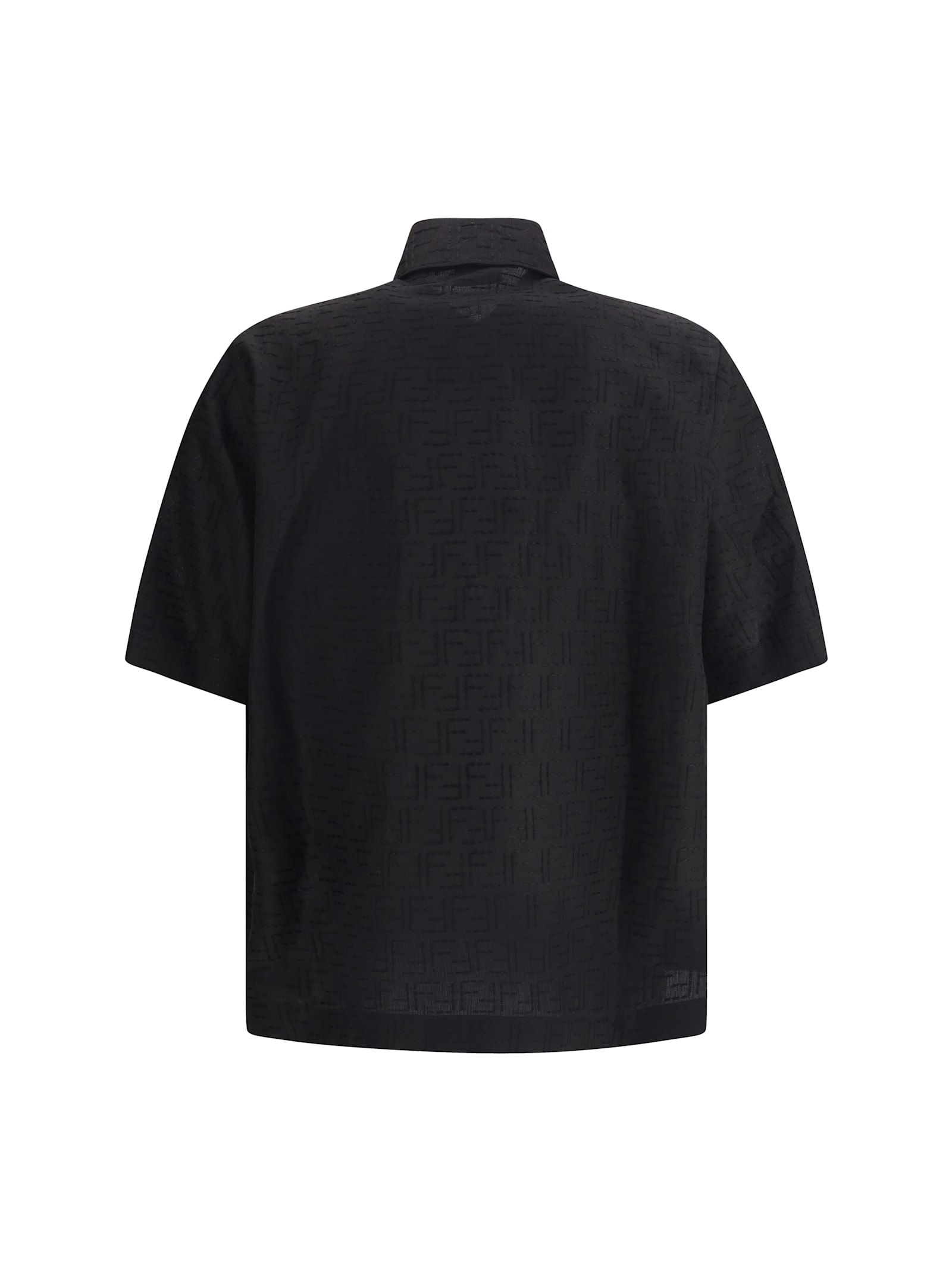 Fendi Ff Shirt In Black