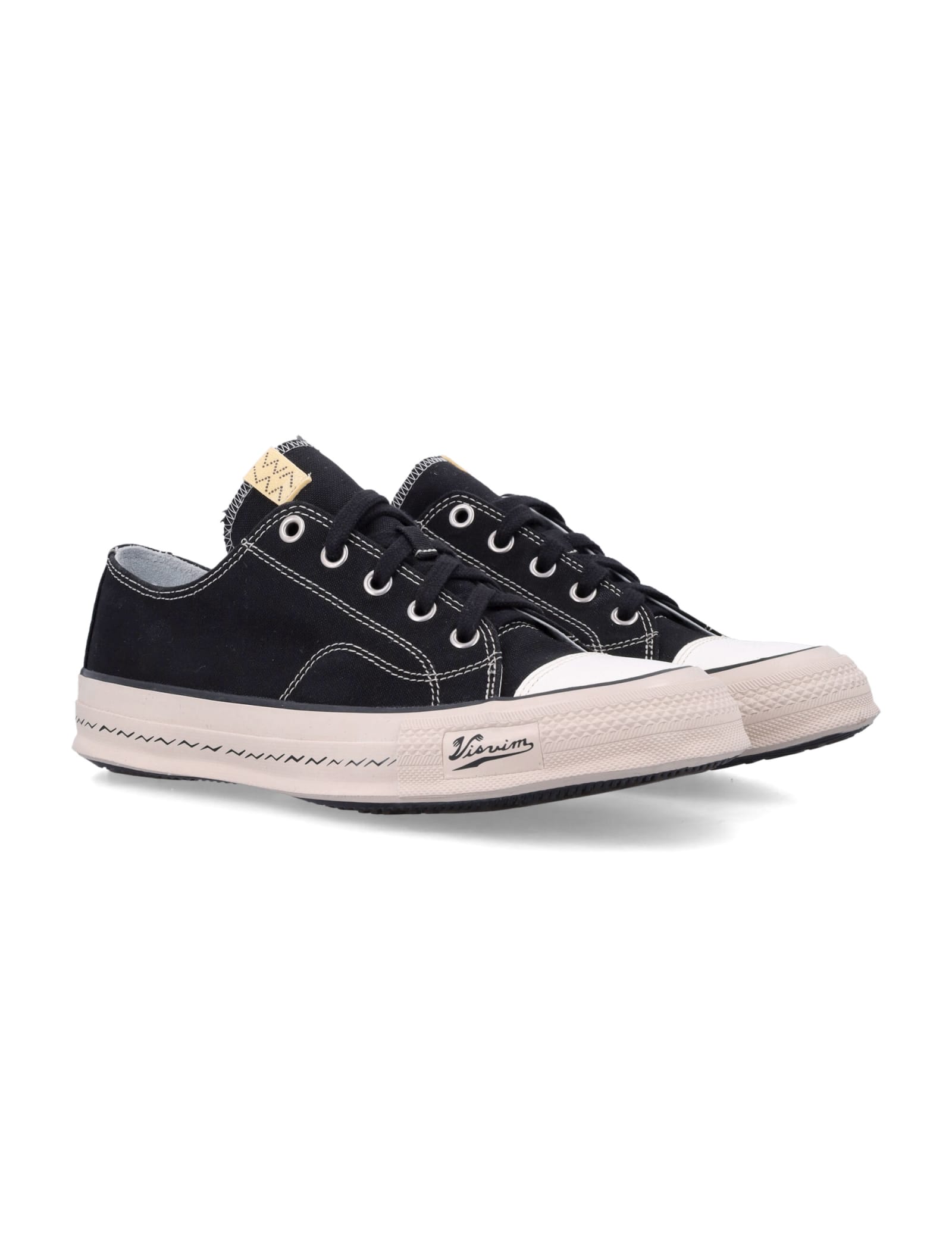 Shop Visvim Skagway Sneakers In Black