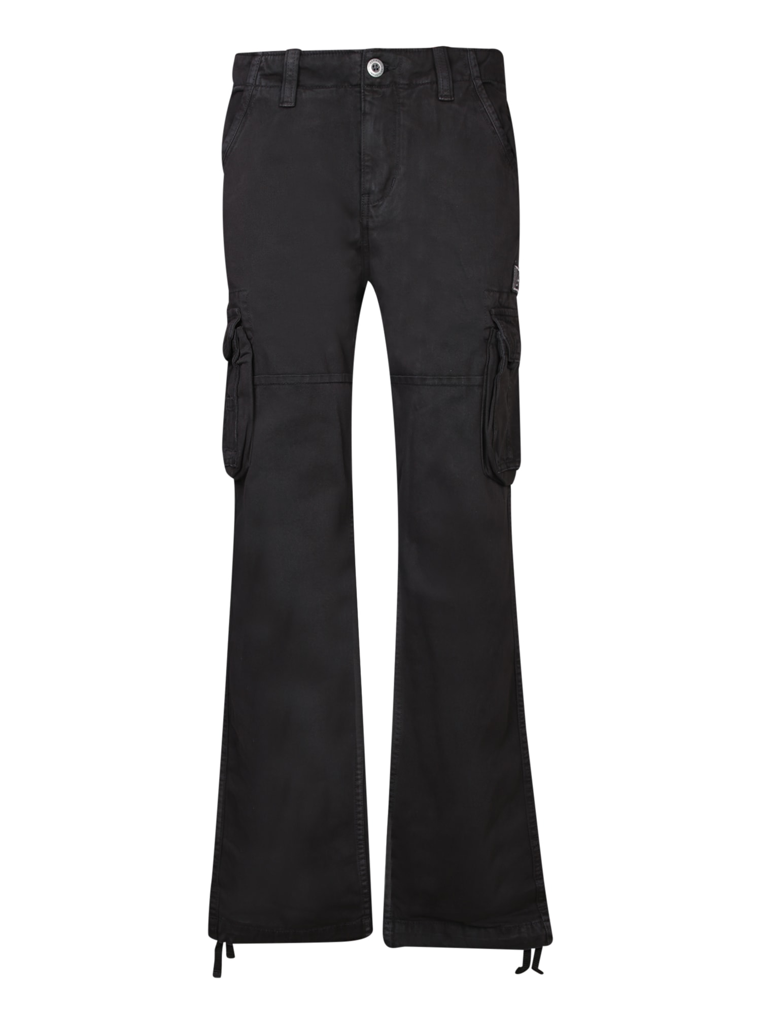 Shop Alpha Industries Jet Black Trousers