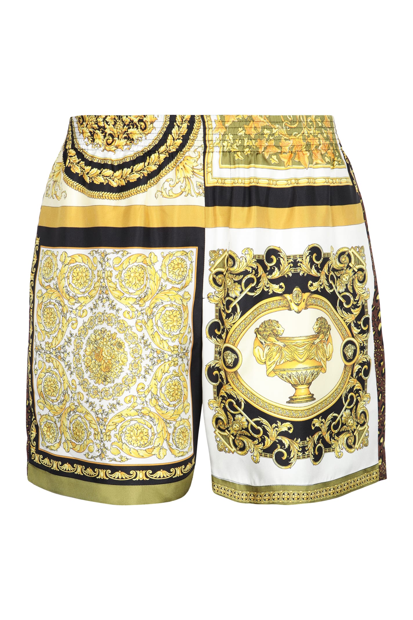 Versace Printed Silk Shorts