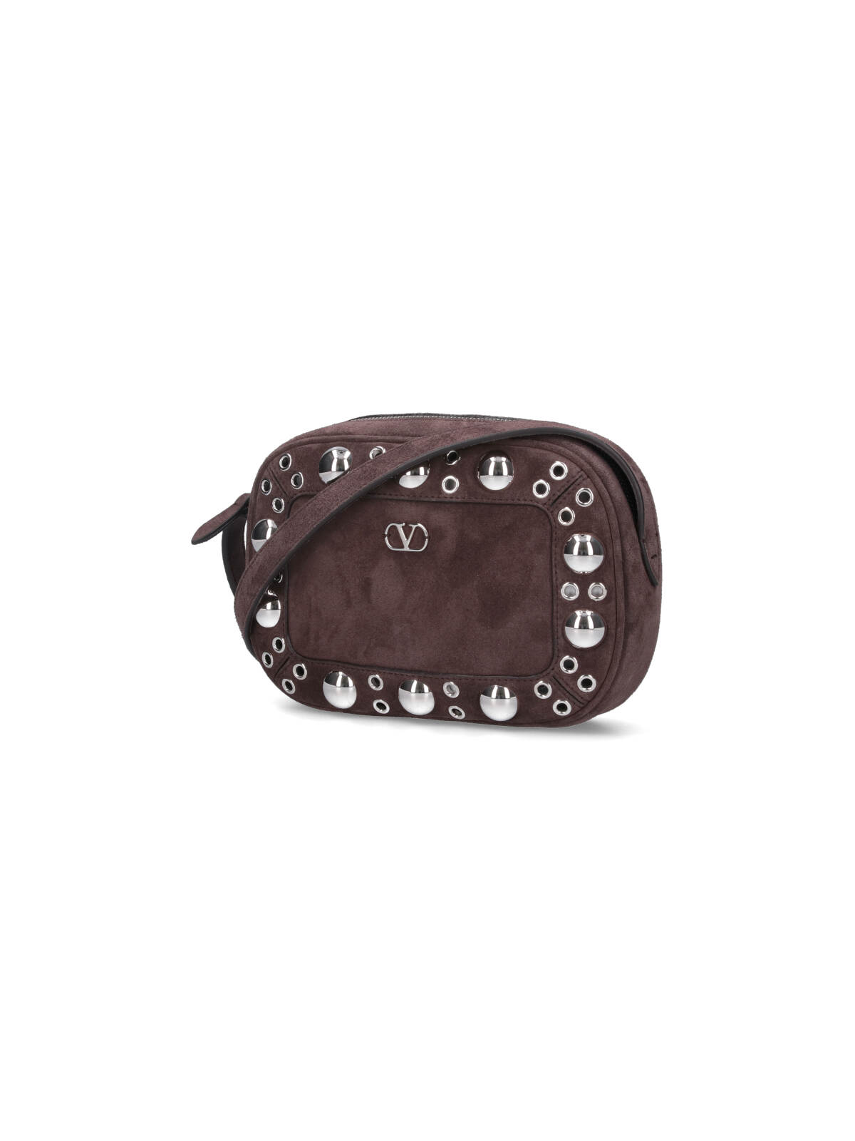 Valentino Brown Nellcote Crossbody Bag In Brown
