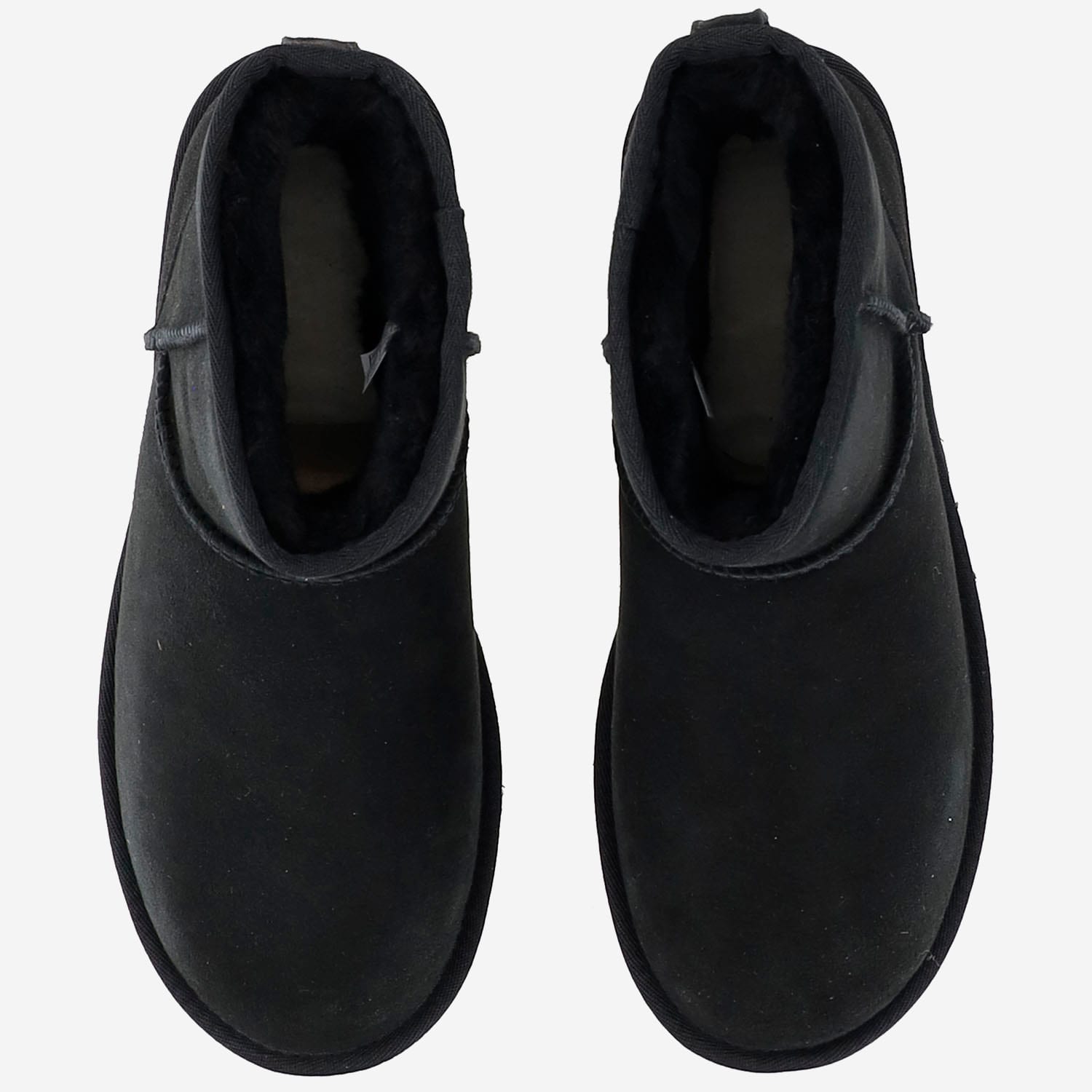 Shop Ugg Classic Mini Ankle Boots In Black