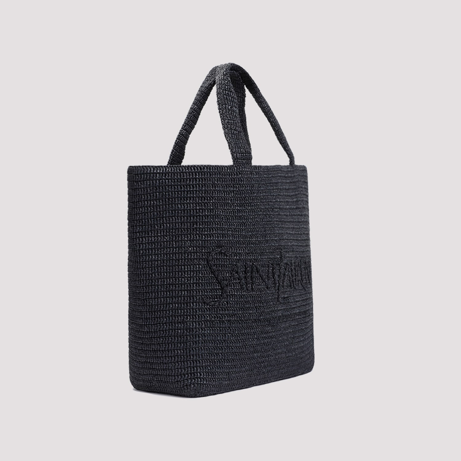 Saint Laurent Tote Bag In Rafia