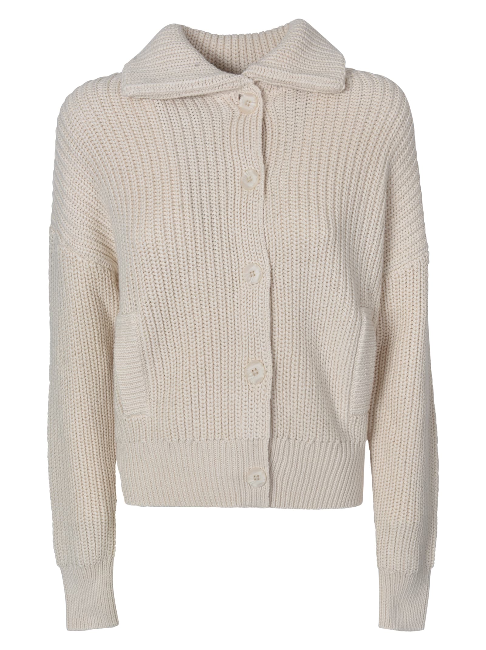 360 Sweater Ribbed Woven Plain Cardigan