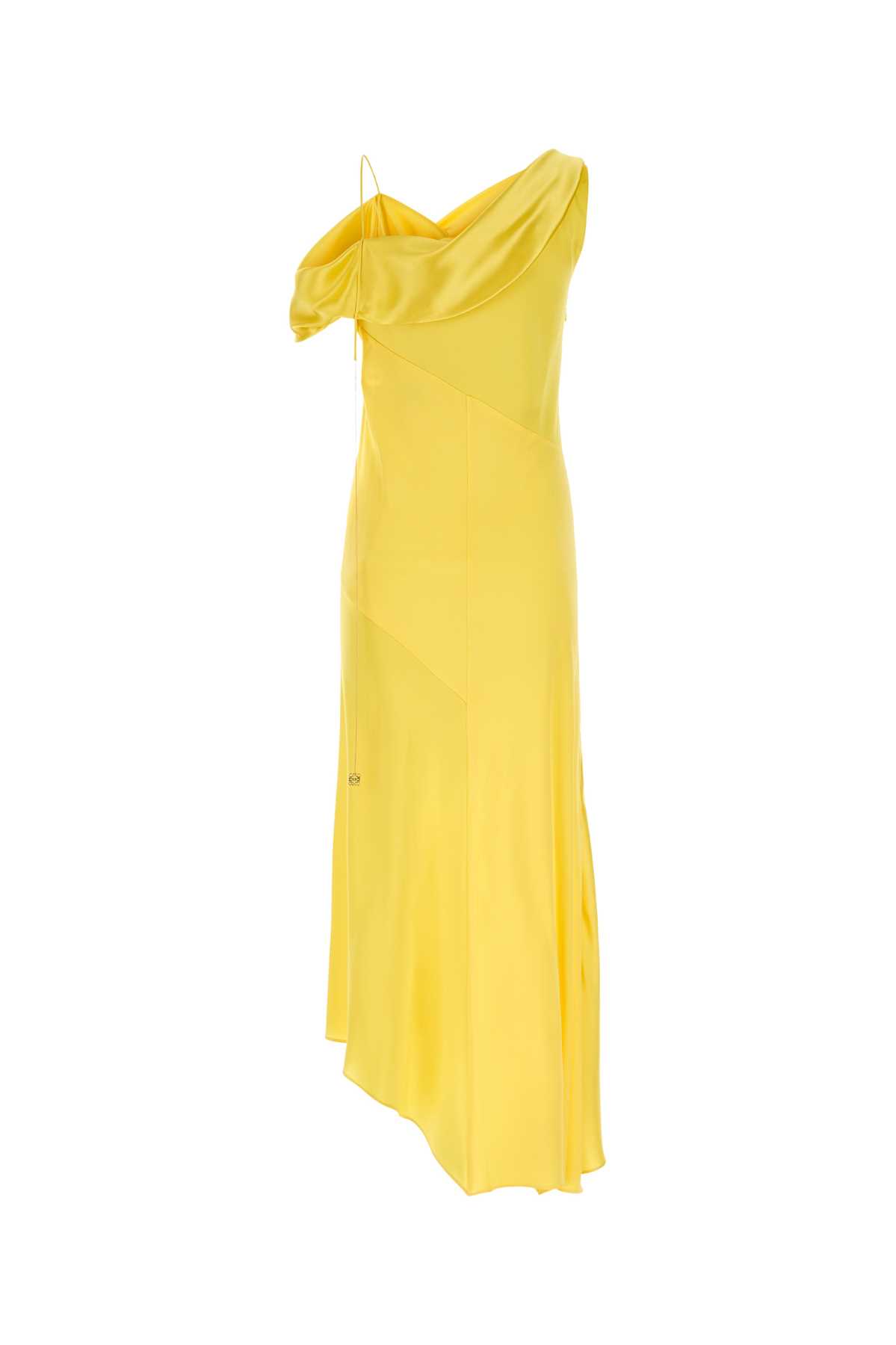 Loewe Yellow Satin Dress