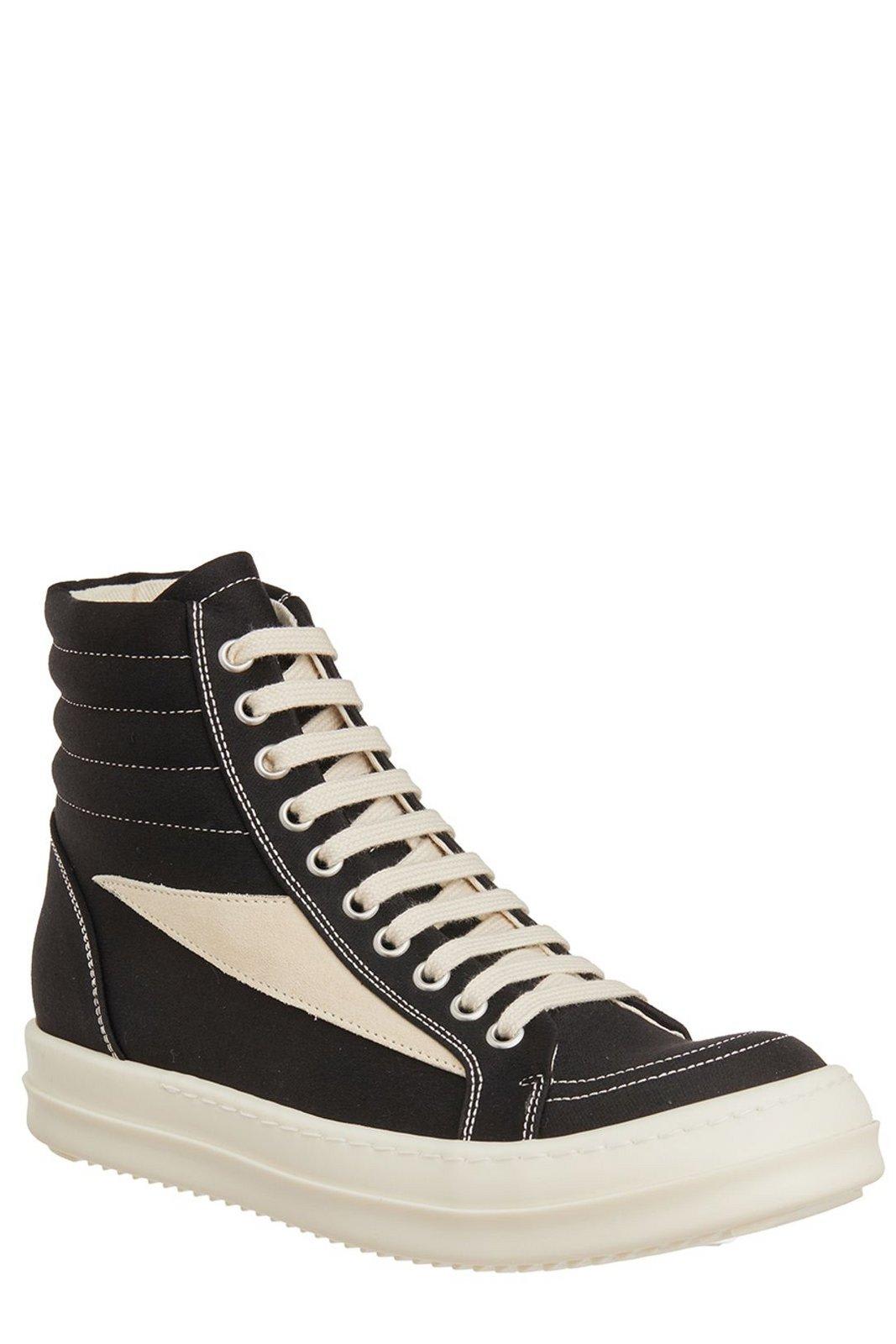 Shop Drkshdw High-top Lace-up Sneakers In Black
