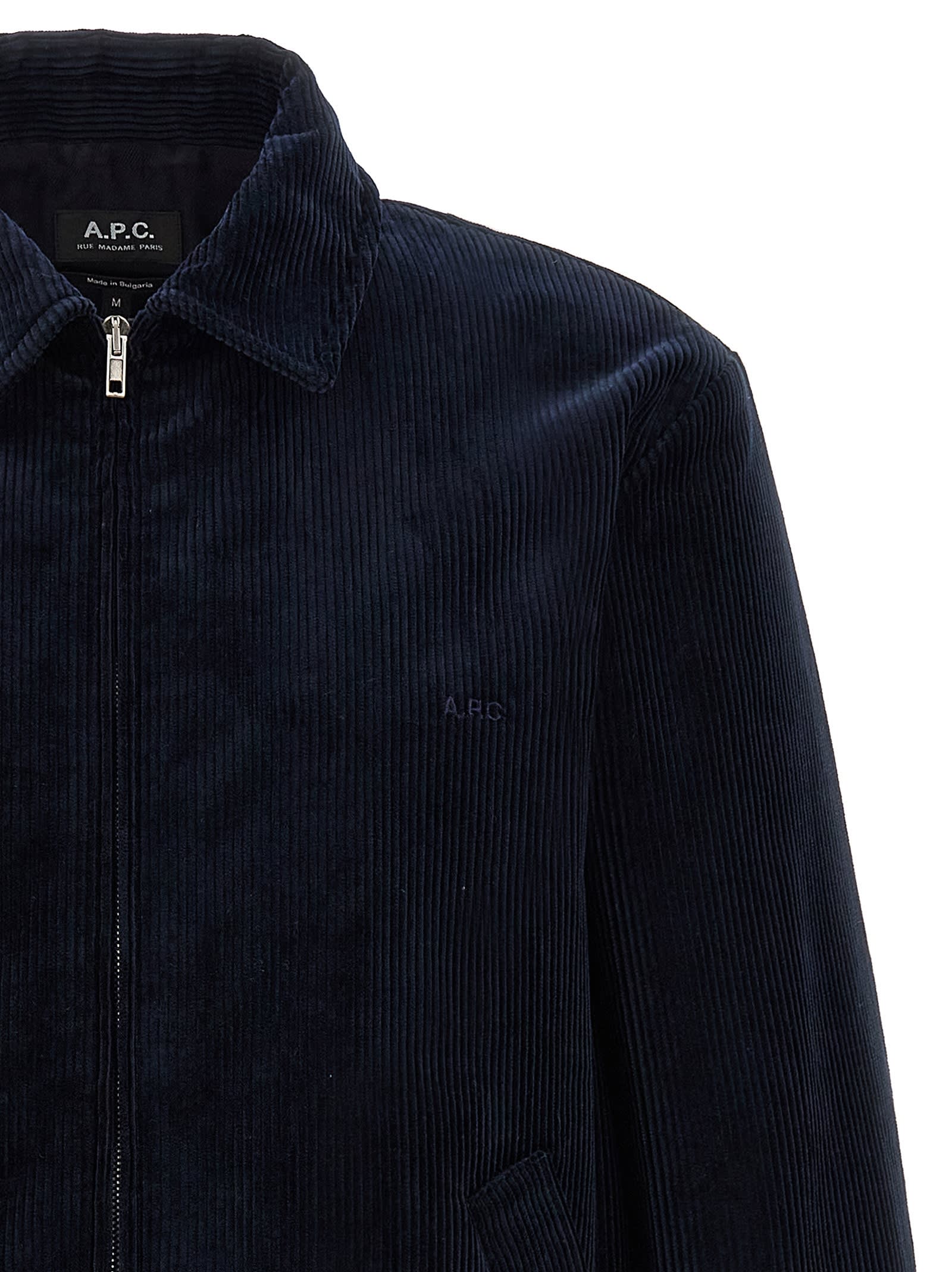 Apc Gilles Jacket A.p.c. In Blue