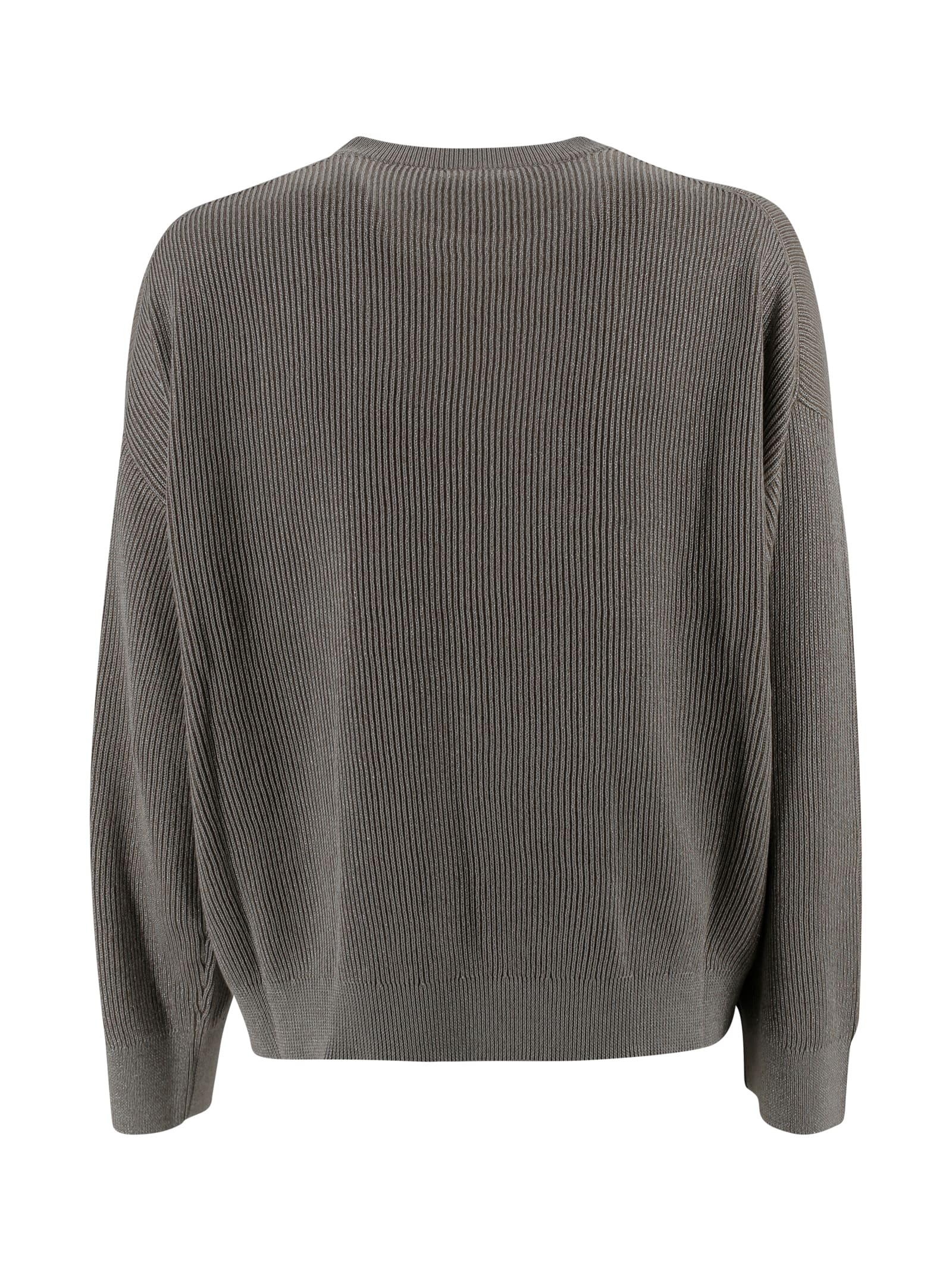 Brunello Cucinelli Vanisé Jersey In Silver