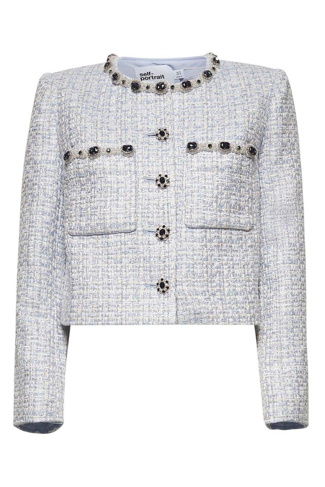 Self-portrait Boucle Jacket