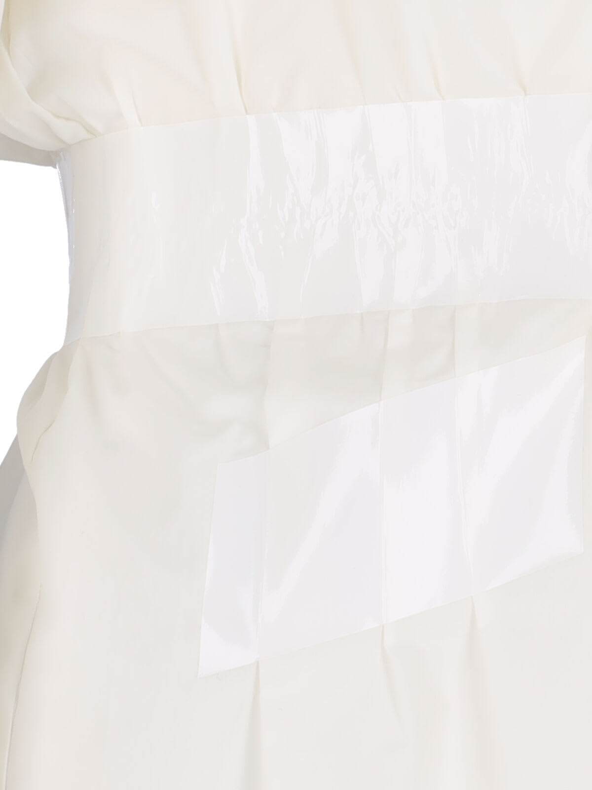 Mm6 Maison Margiela Mm6 By Maison Margiela Tailored Cotton Poplin Shirt In White