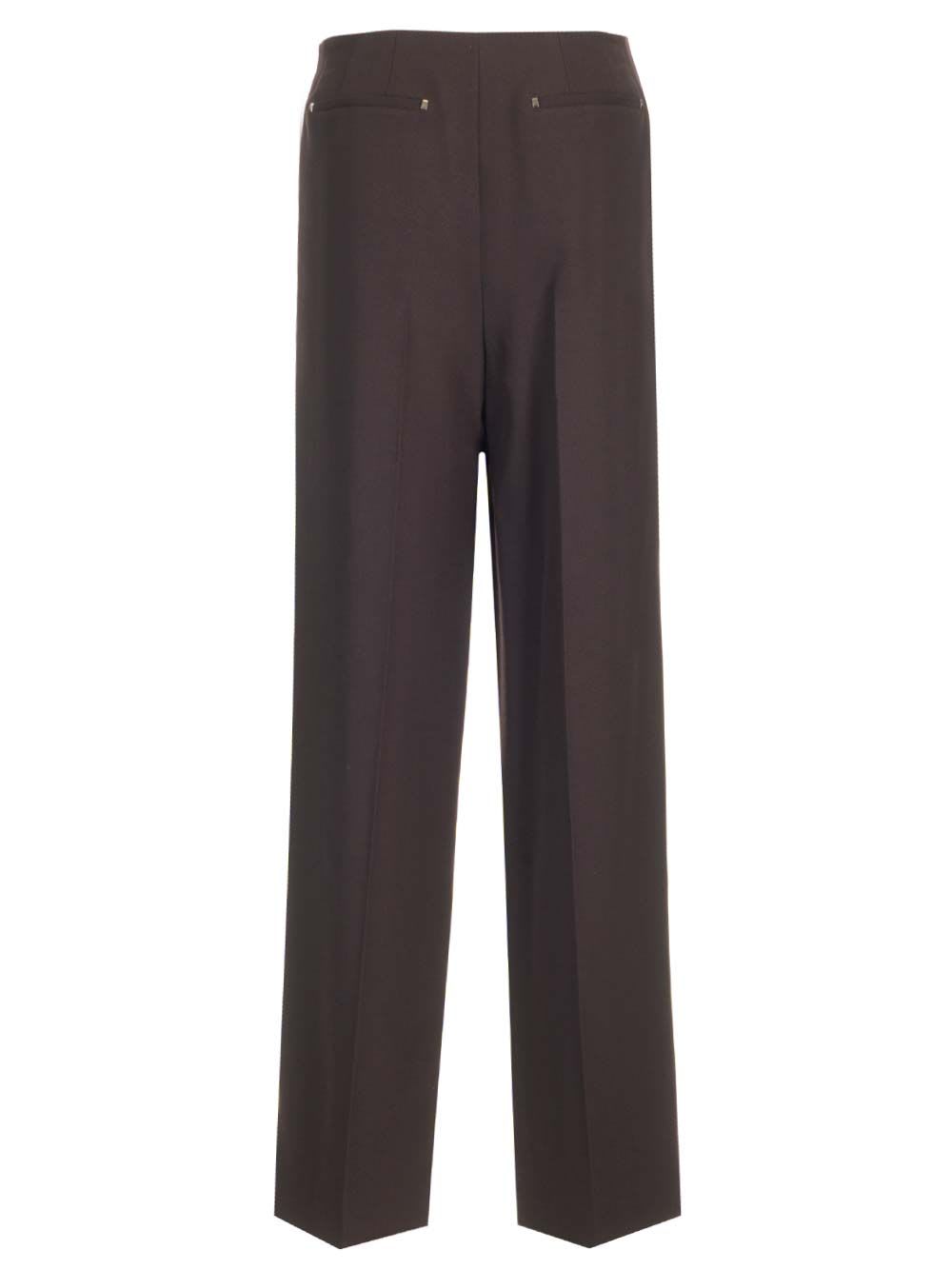 Shop Fendi Look 2 - Adv - Regular Straight Pants Grain De Pudre In Violet