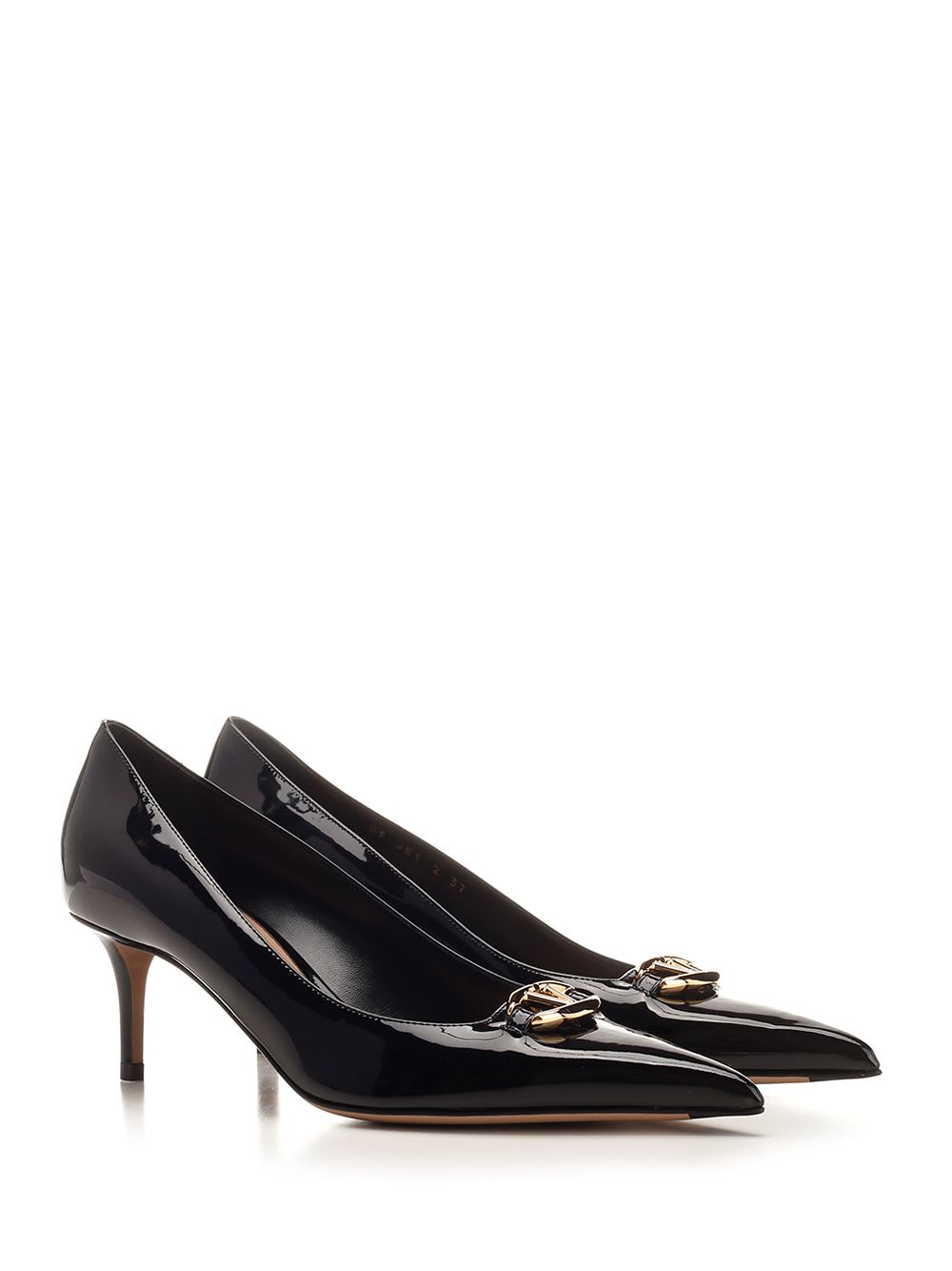 Shop Valentino Pump Vlogo The Bold Edition In Black