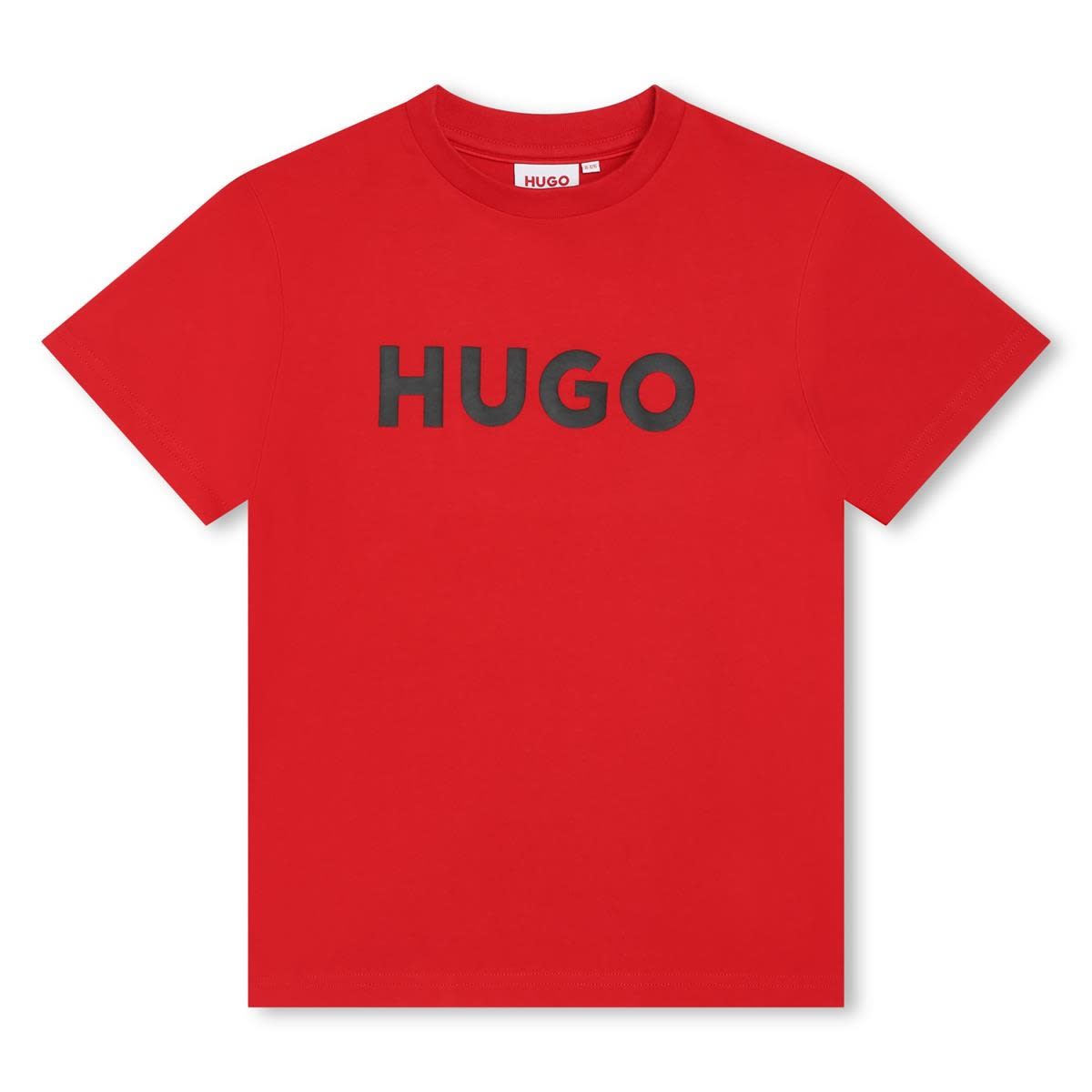 Hugo Boss Kids' T-shirt With Print In Red