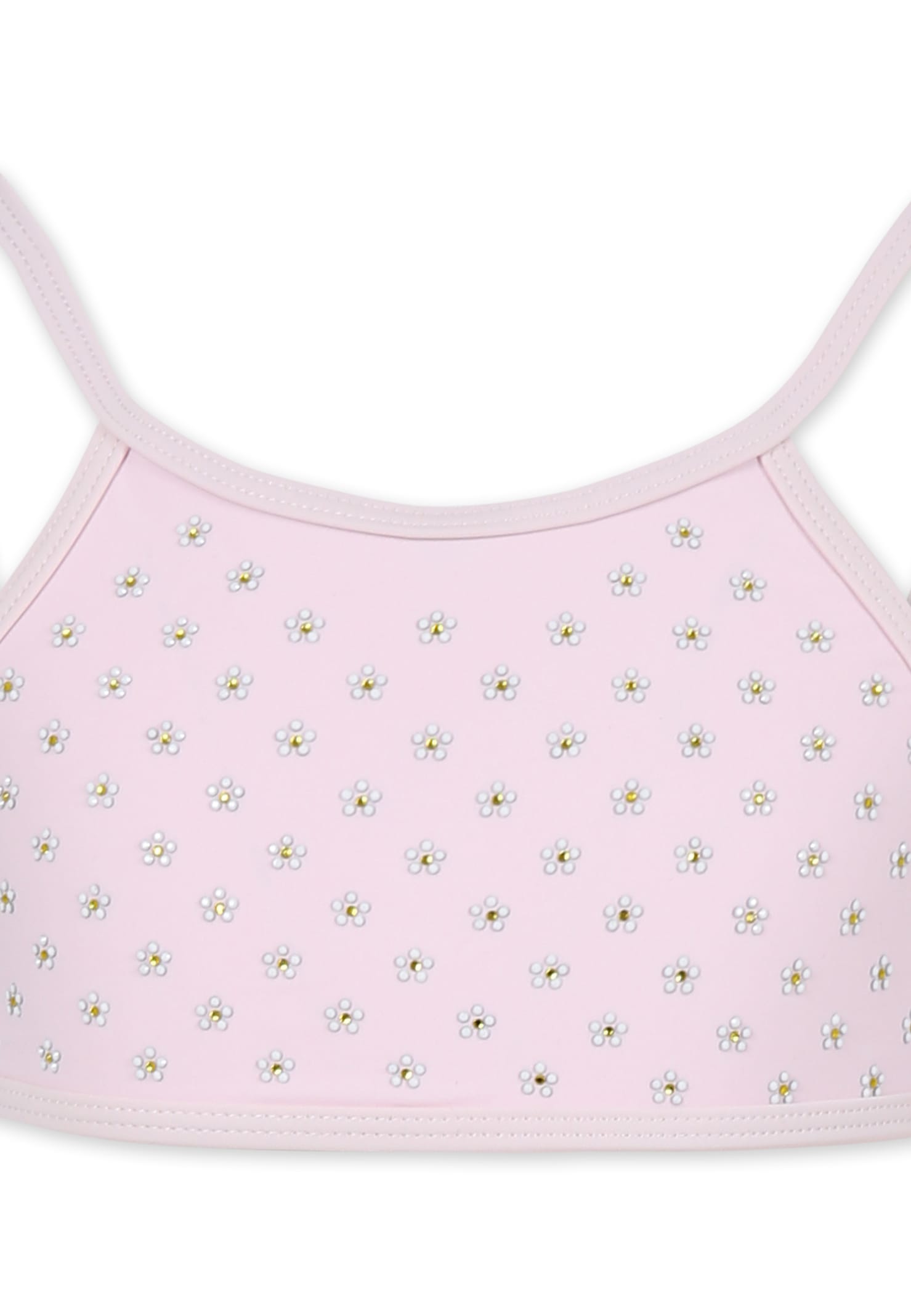 Marc Jacobs Pink Bikini For Girl With Flowers In Pink