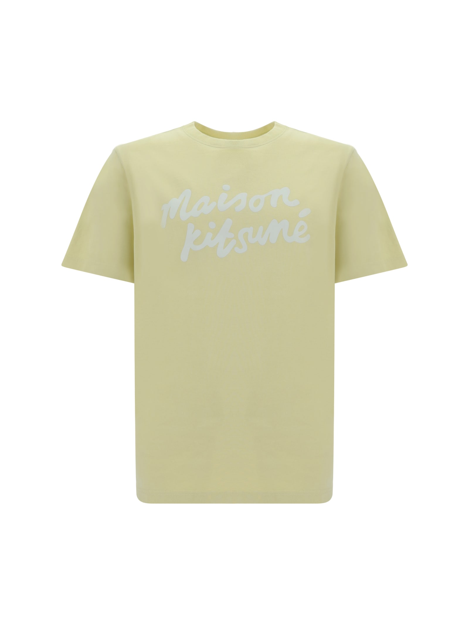 Maison Kitsuné T-shirt In Yellow