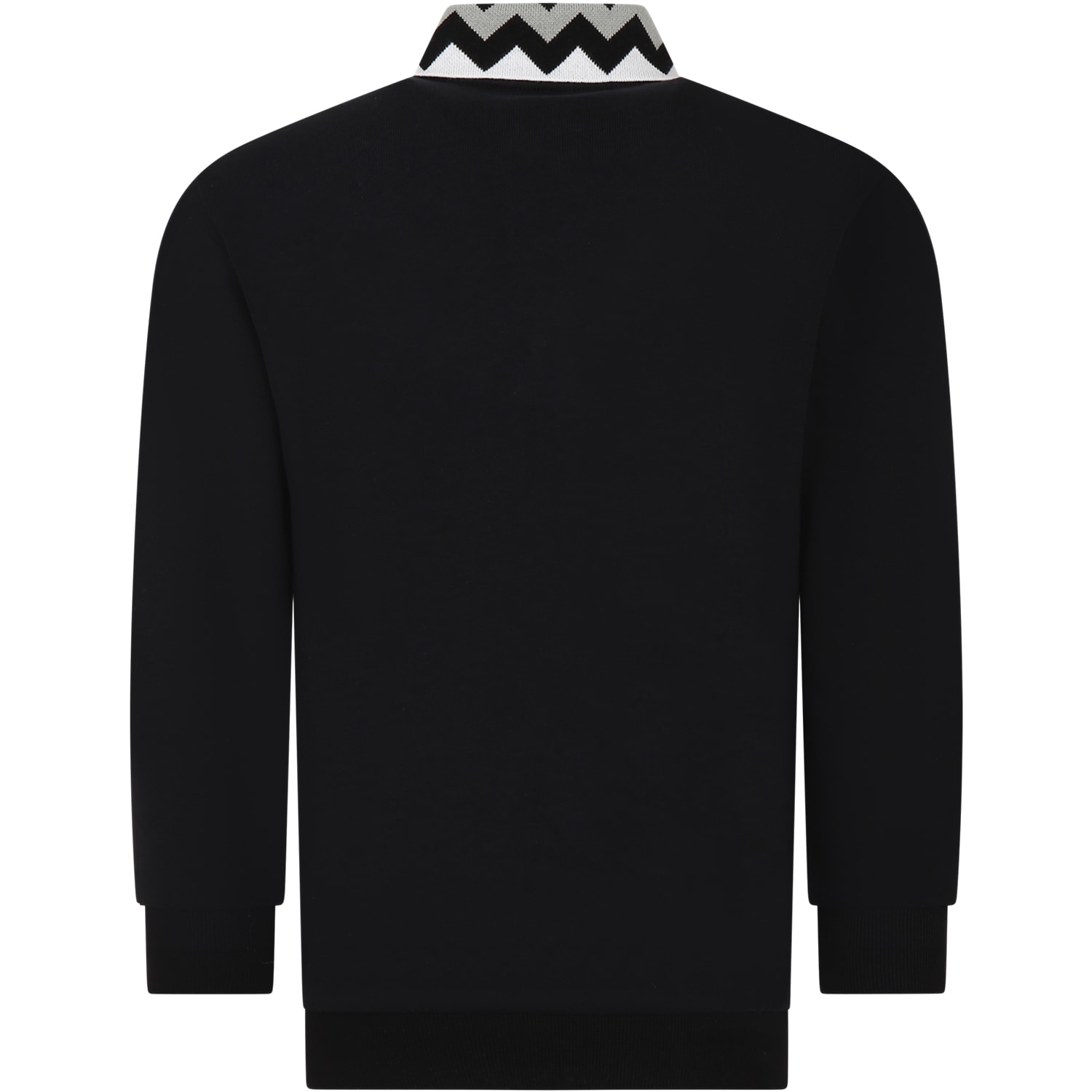 Shop Missoni Black Sweatshirt For Boy With Logo