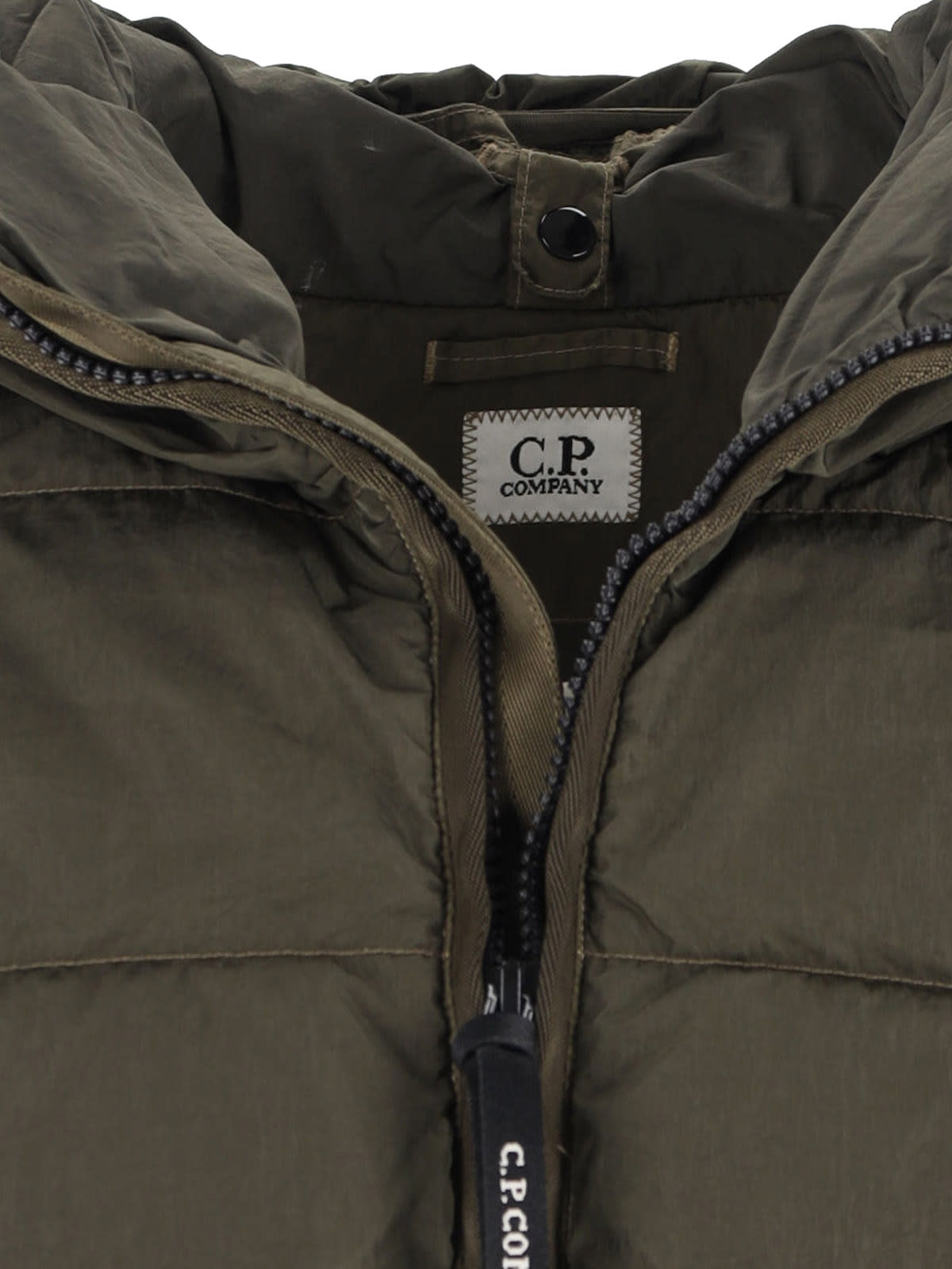 C.p. Company Hooded Botito Down Jacket In Green