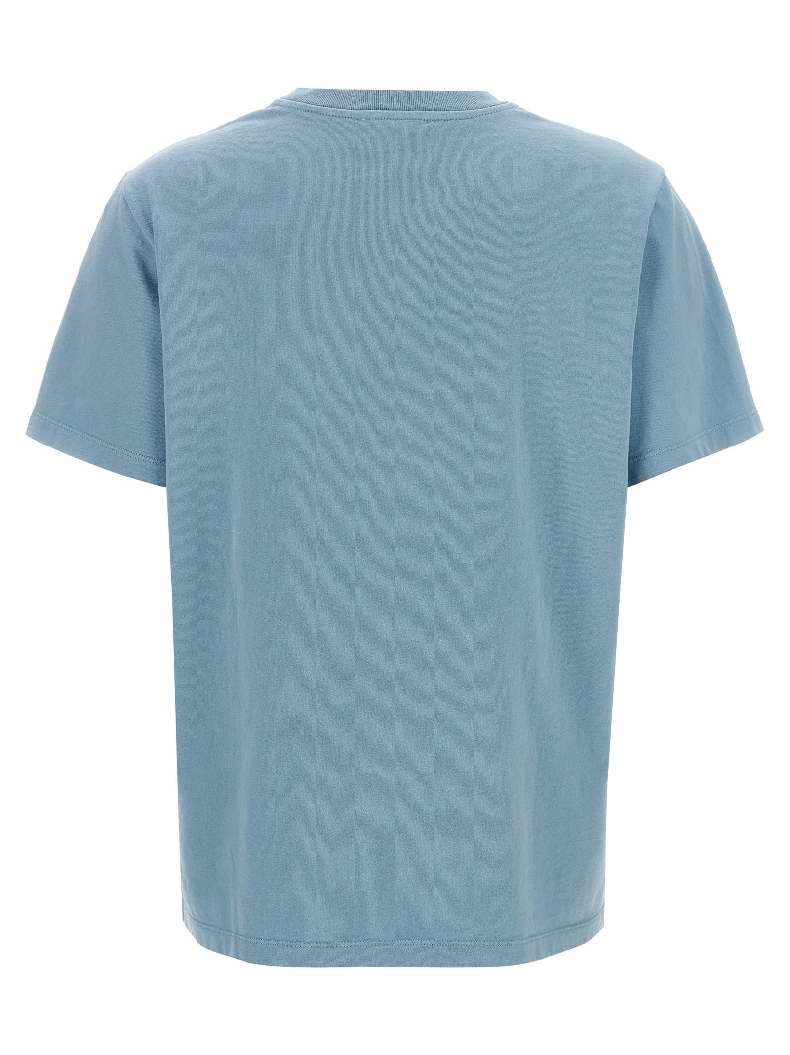 Ganni Future Basic Jersey Bunny Relaxed T-shirt Soft Chambray