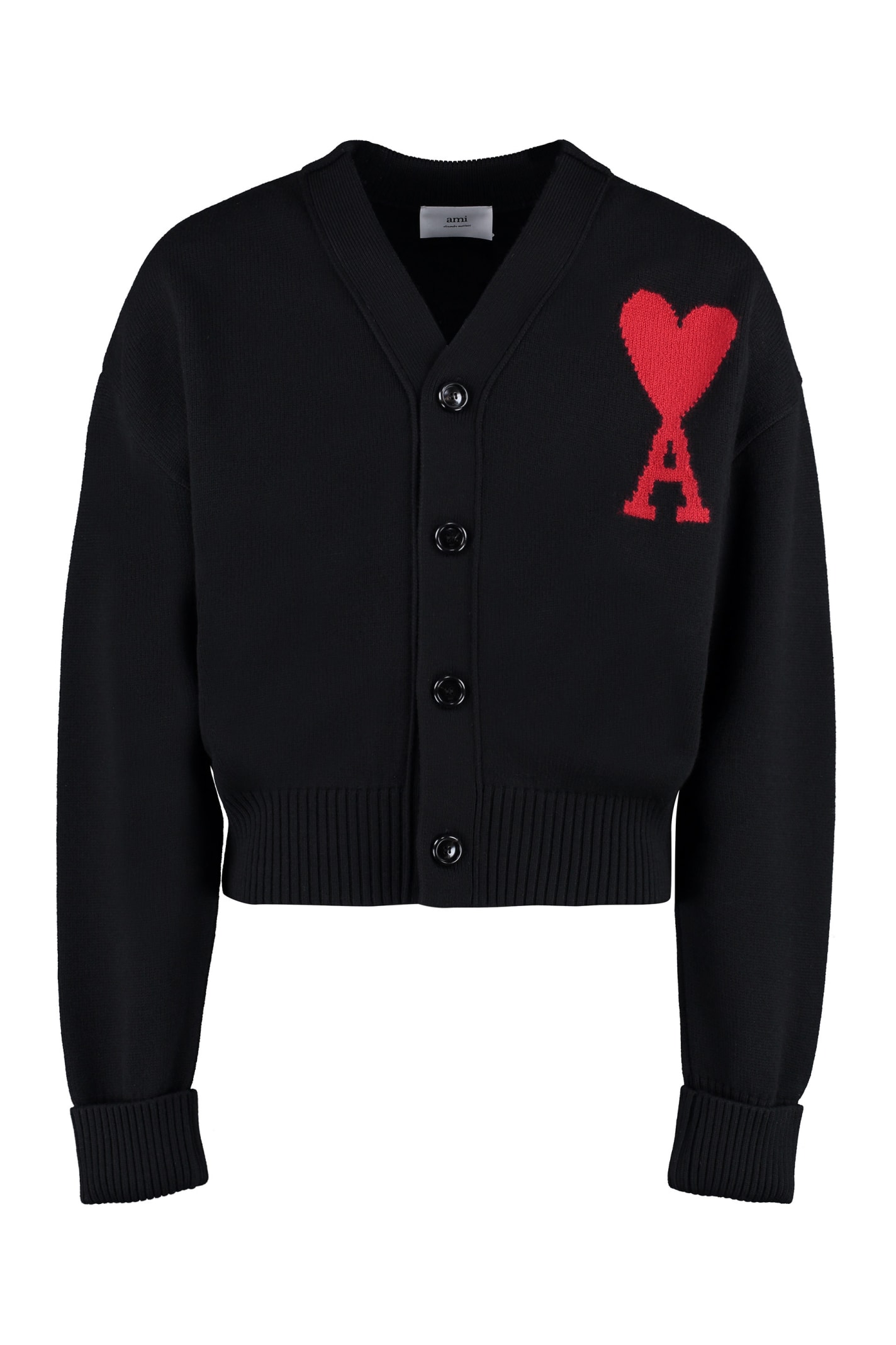Ami Alexandre Mattiussi Wool Cardigan
