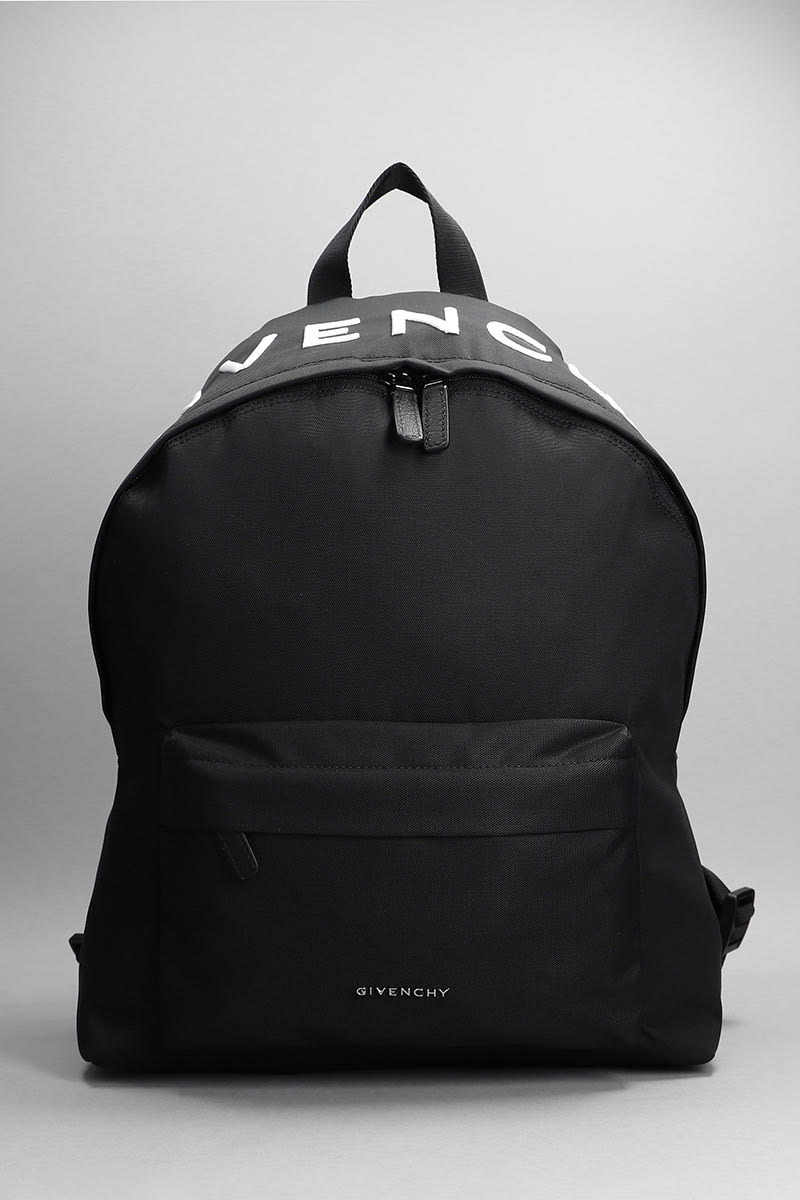 Givenchy Essential U Backpack In Black Polyamide