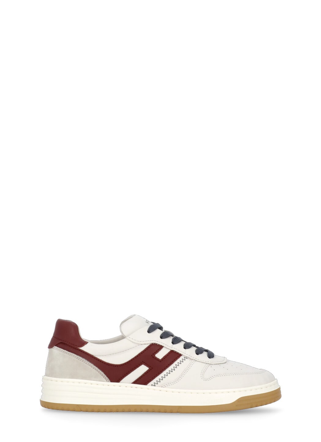 Shop Hogan H630 Sneakers In Ivory