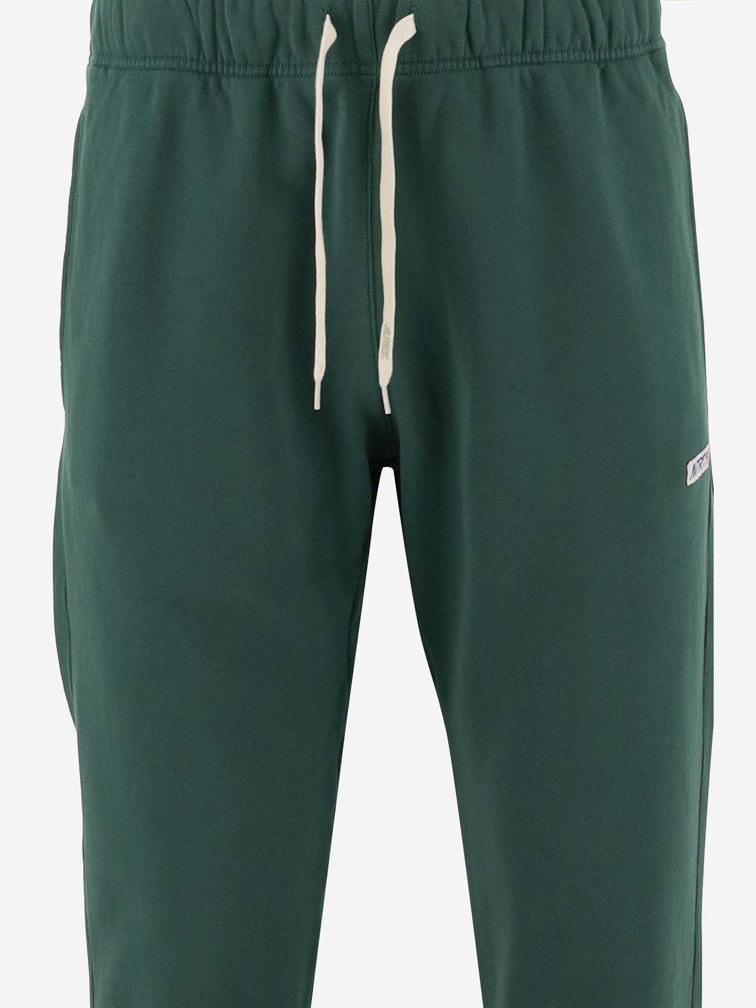 Shop Autry Joggers Track Pants In Green