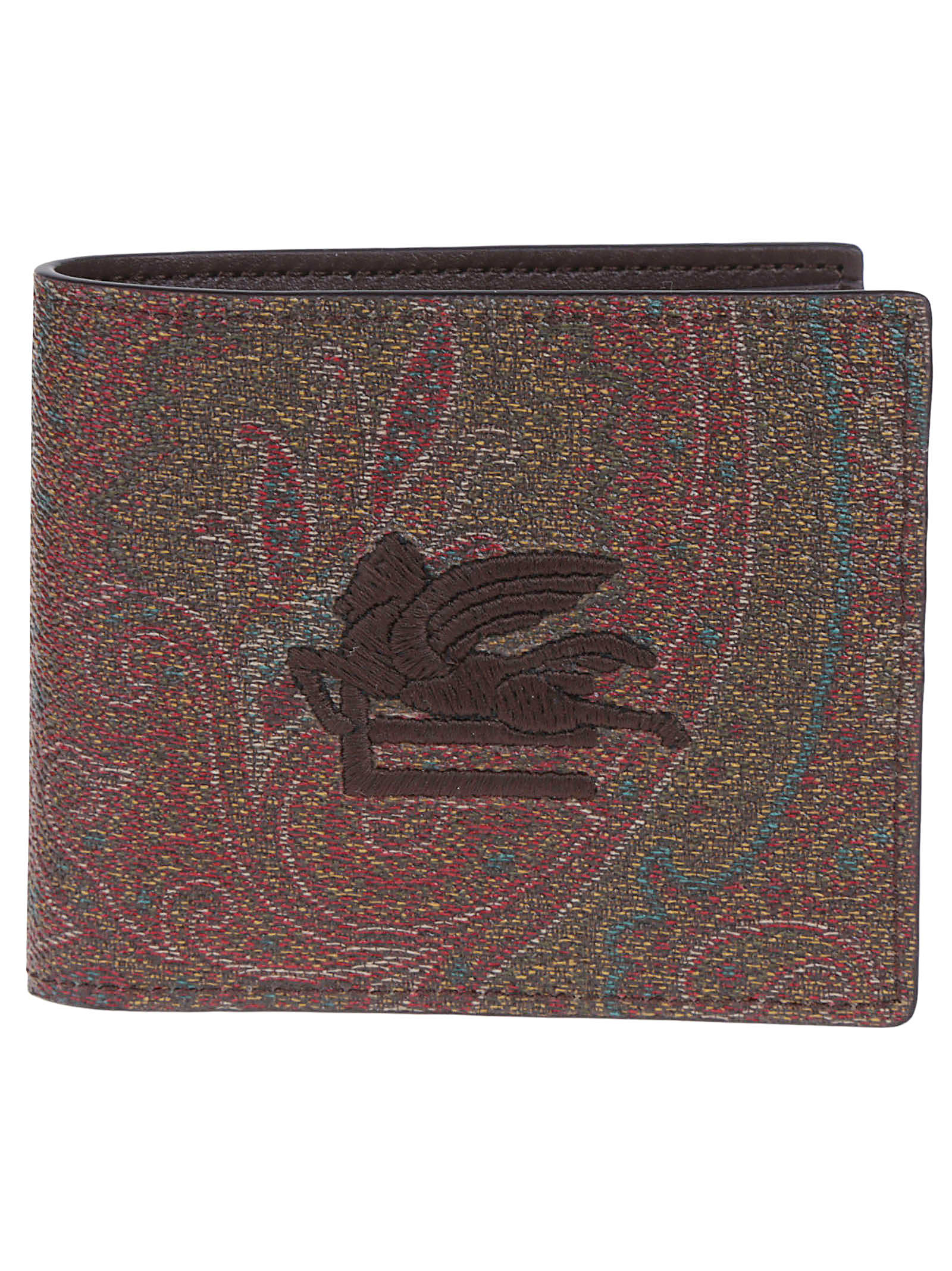 Etro Arnica Wallet In Brown