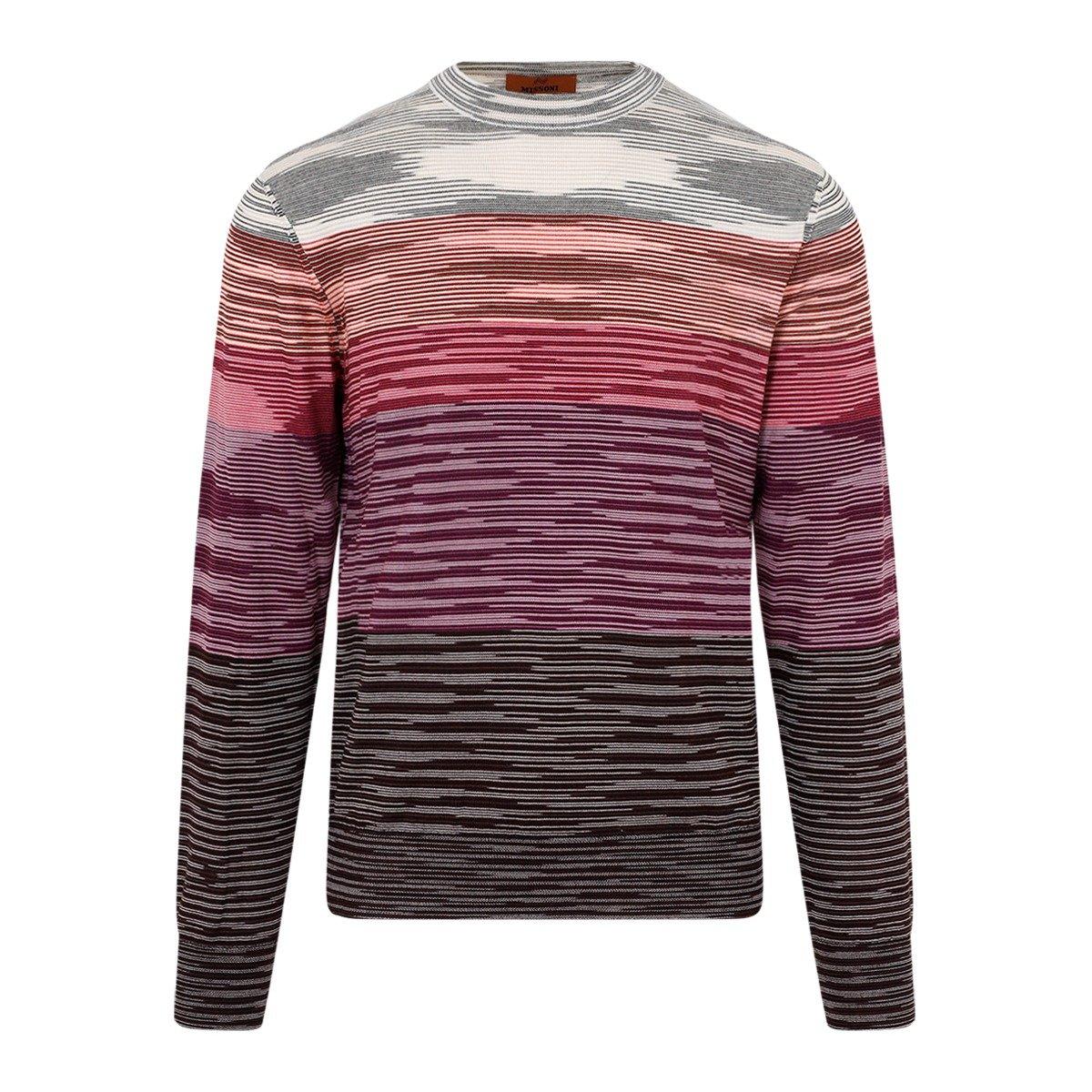 MISSONI STRIPED KNITTED JUMPER