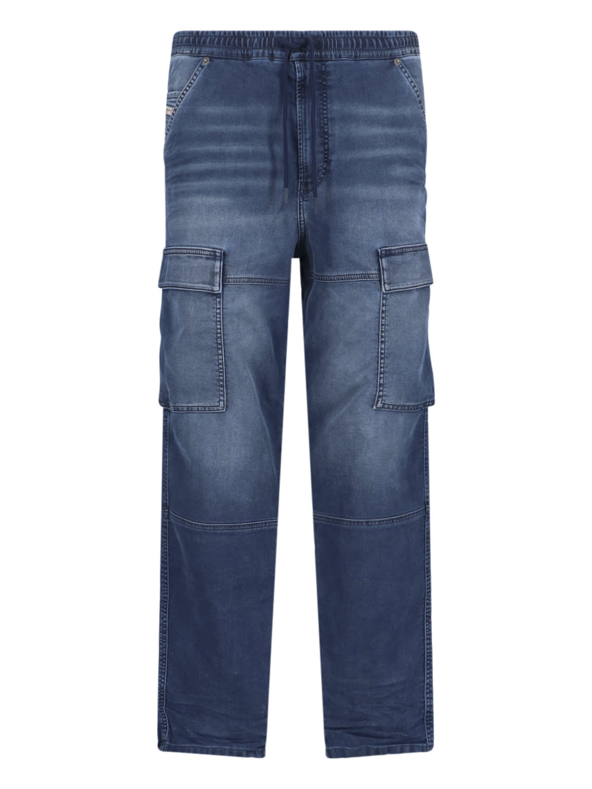 Shop Diesel 2030 D-krooley 068lx Cargo Jeans In Blue