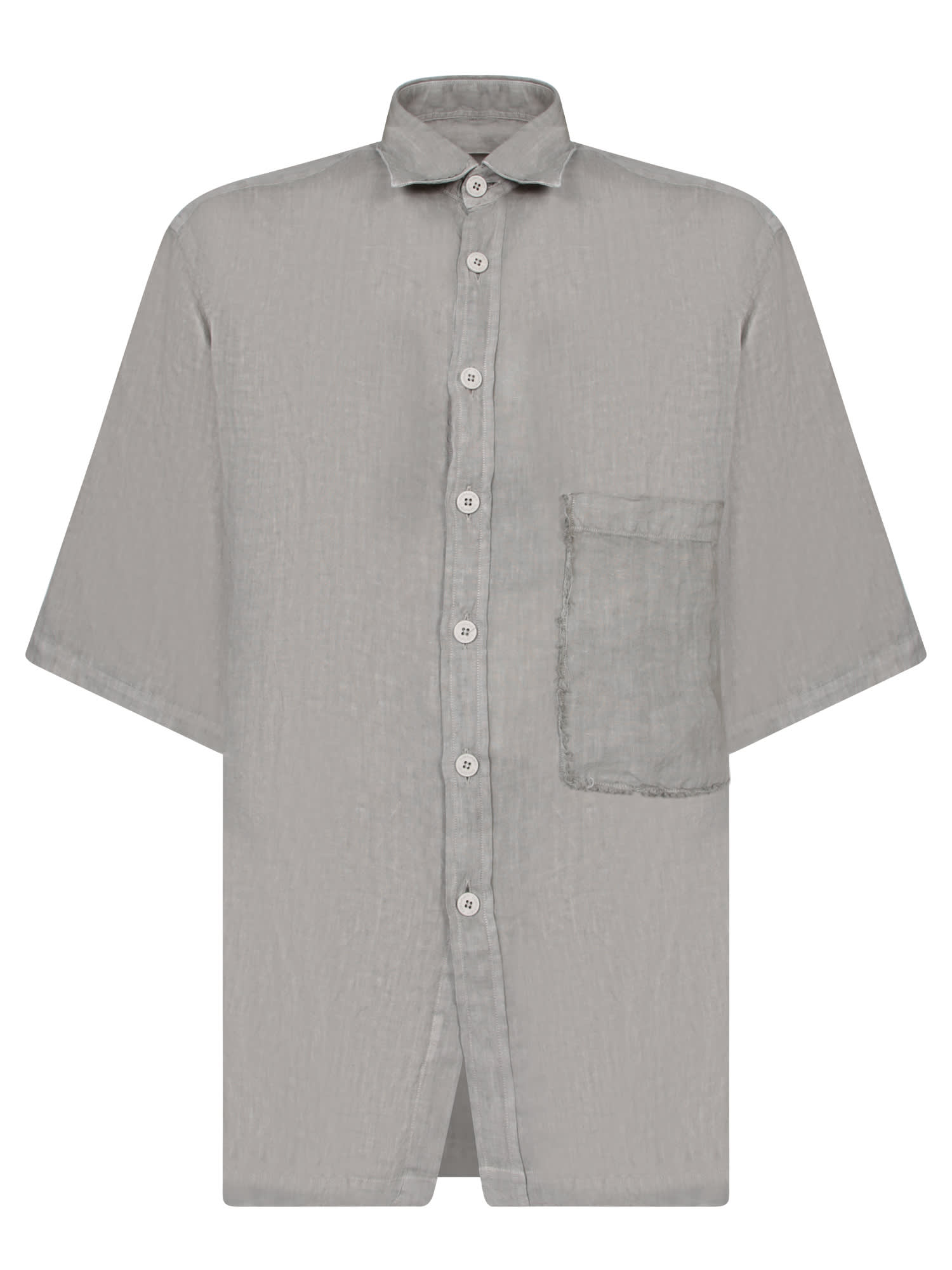 Shop Costumein Stefano Green Grey Shirt