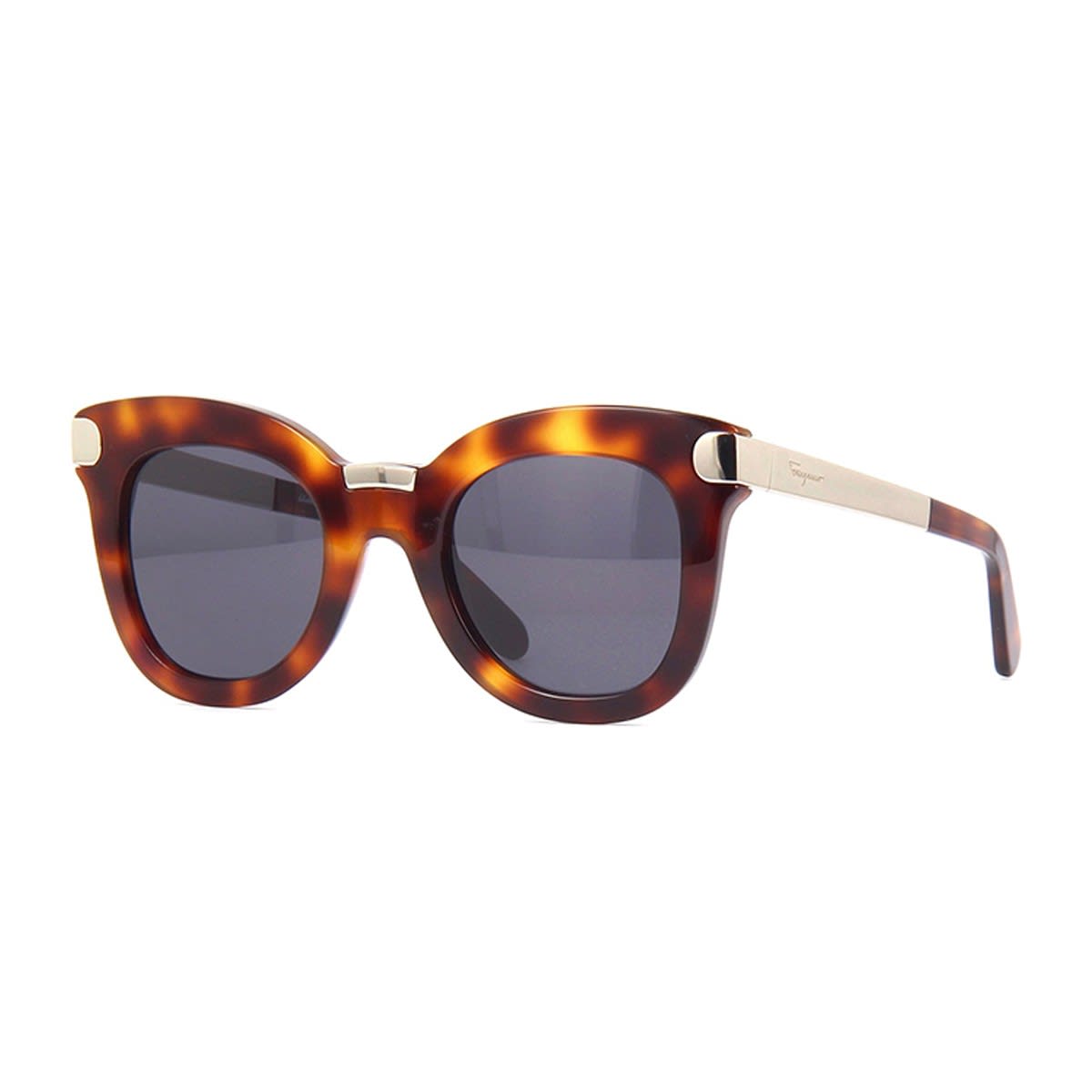 Shop Ferragamo Sf967s Sunglasses In Marrone