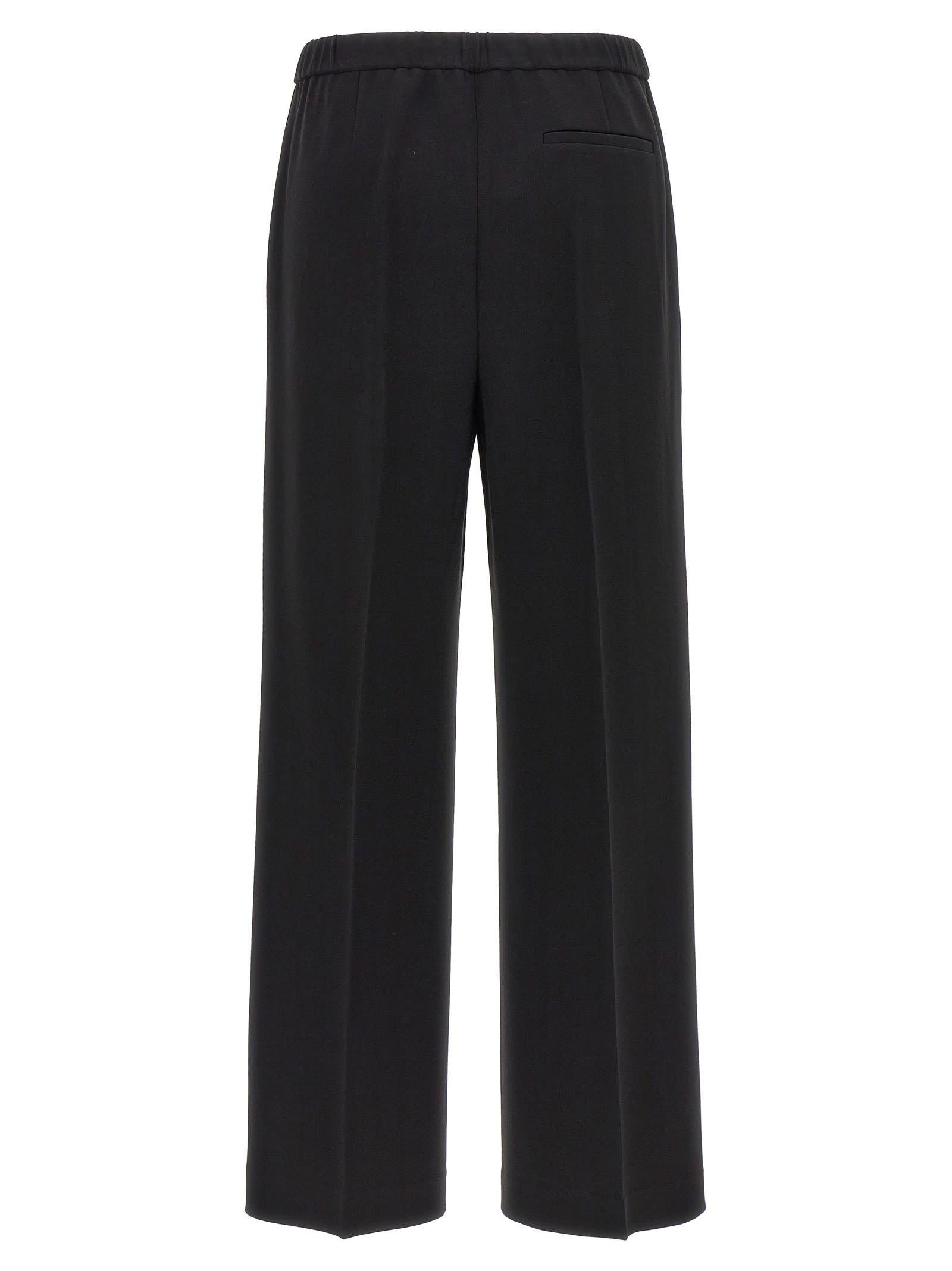 Theory Wide Pull On Pants In Black