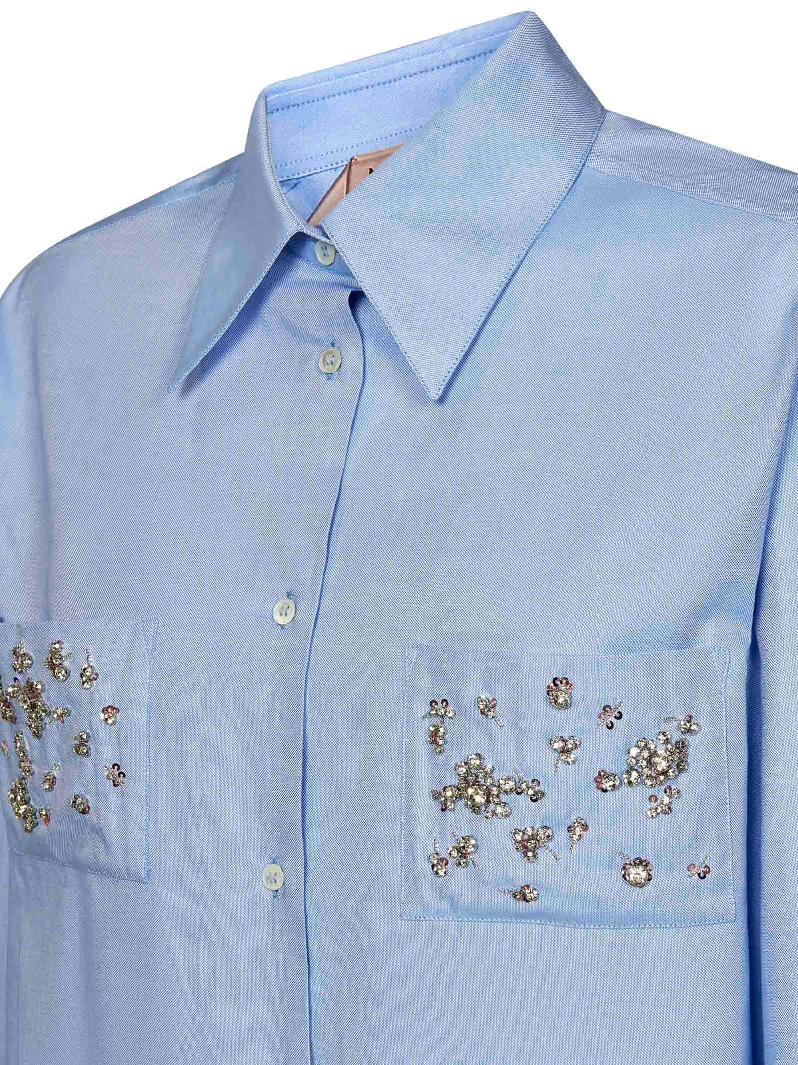 Shop N°21 Shirt In Clear Blue