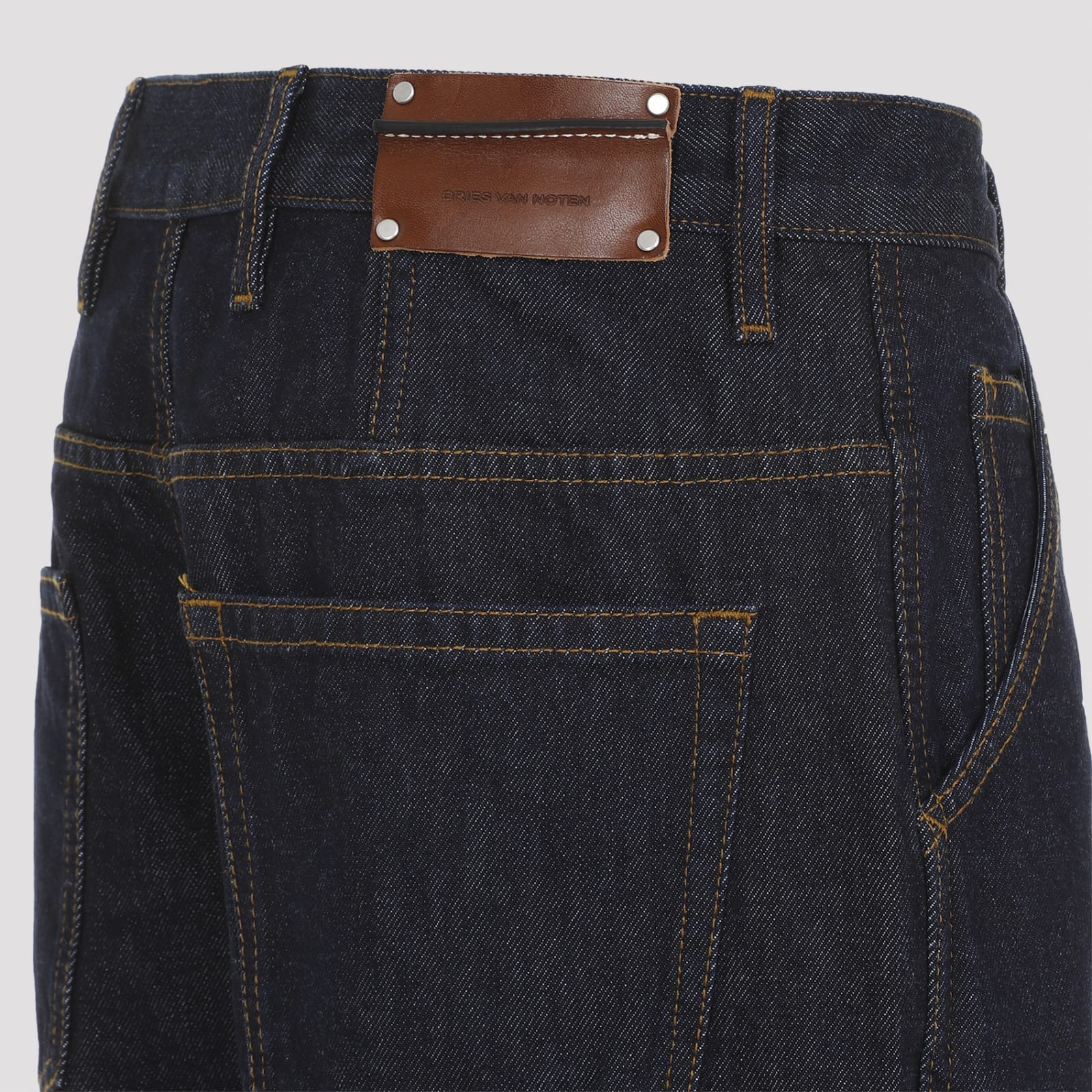 Shop Dries Van Noten Pickerby Jeans In Indigo