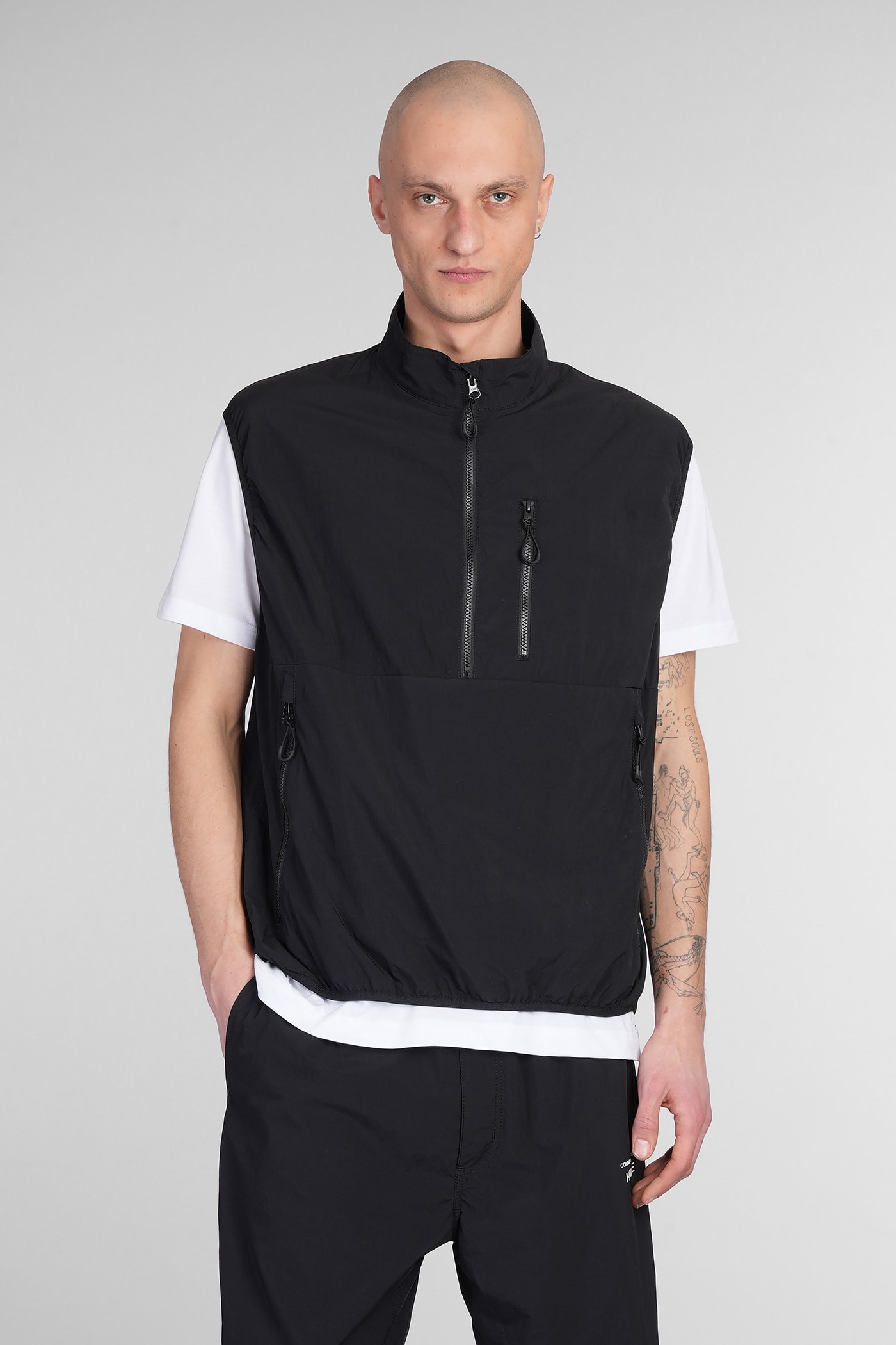 Comme Des Garçons Homme Deux Comme Des Garçons Homme Zipped Gilet In Black