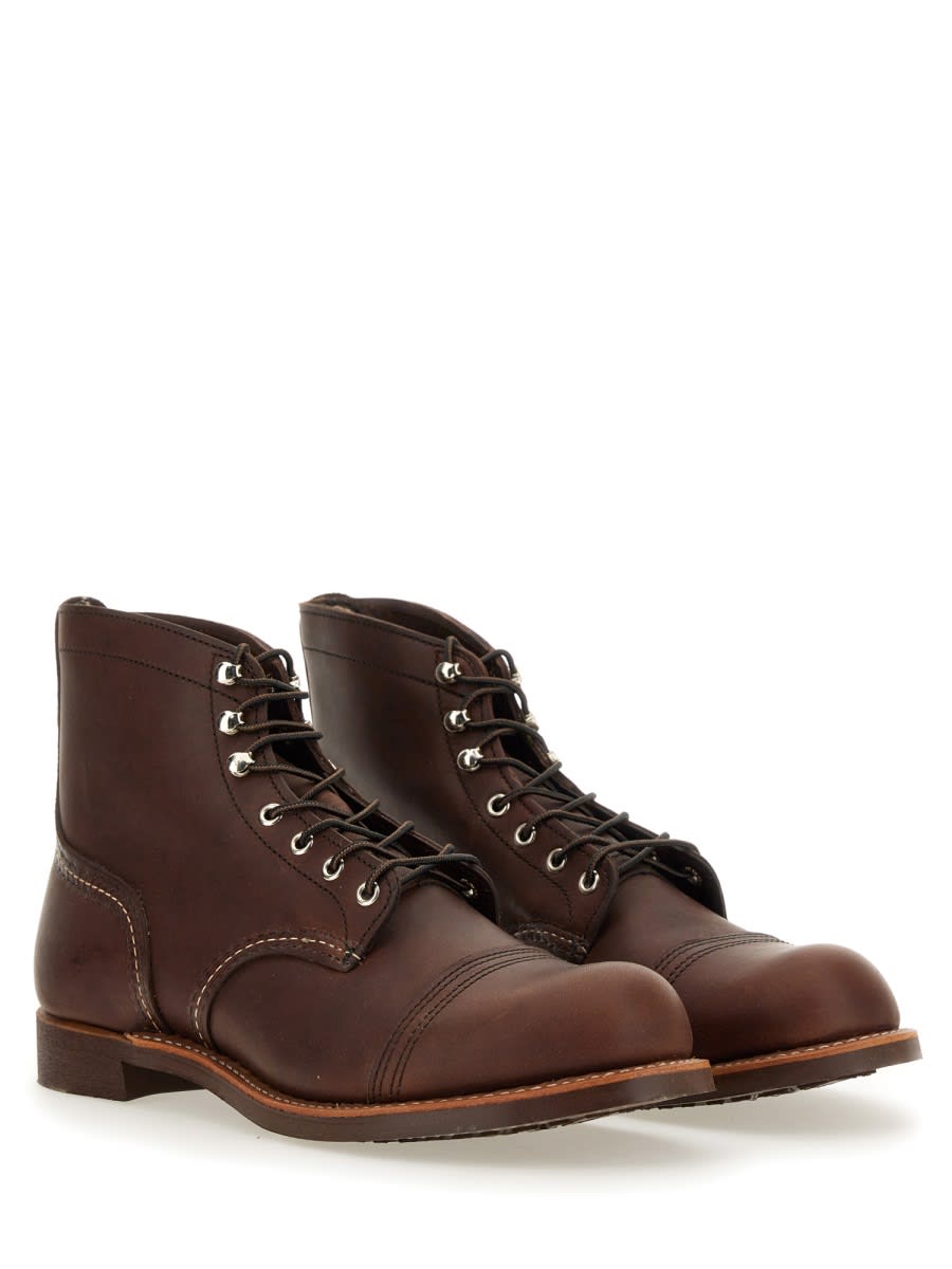Shop Red Wing Leather Boot In Brown