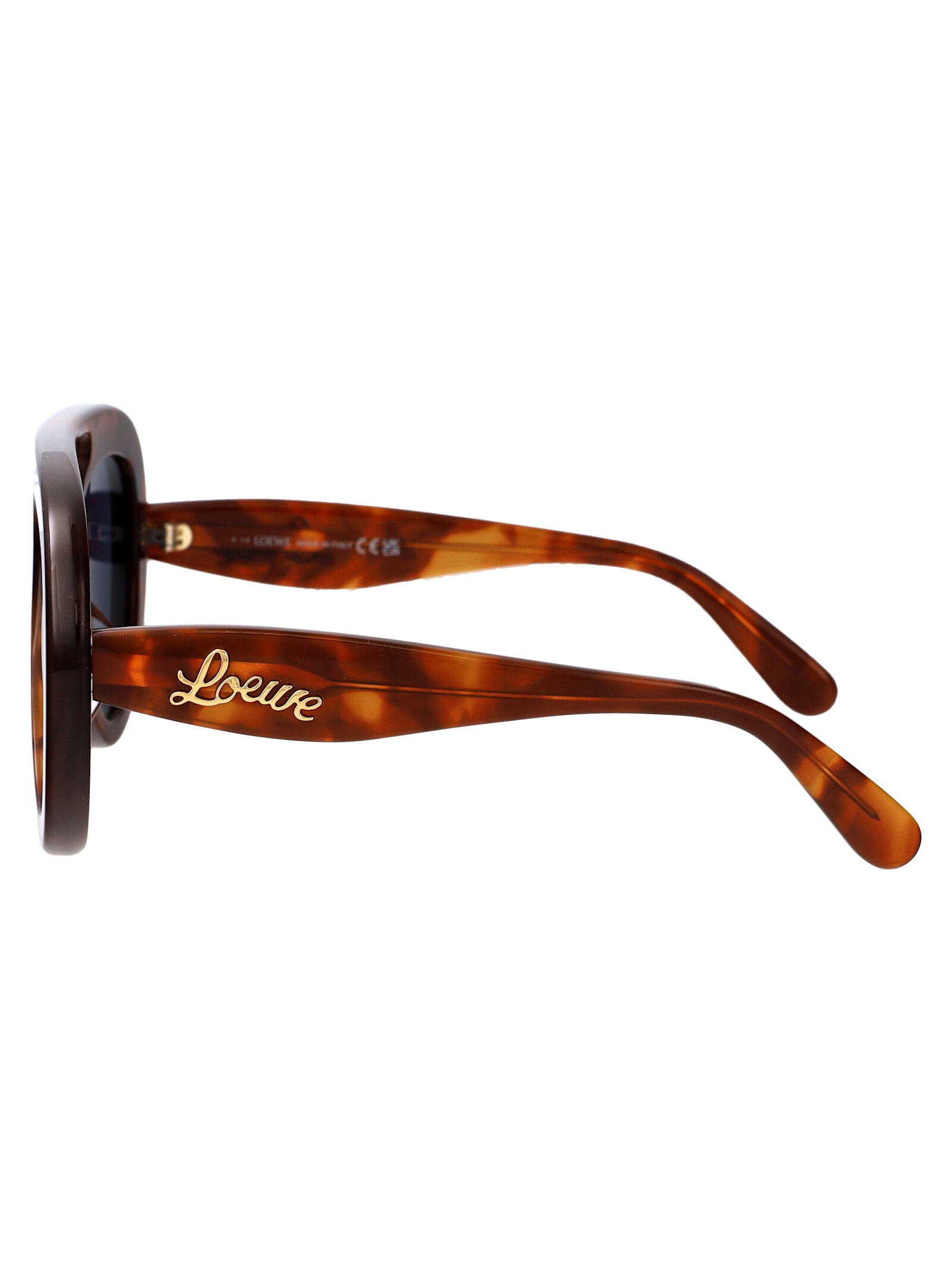 Shop Loewe Curvy Sunglasses In Havana