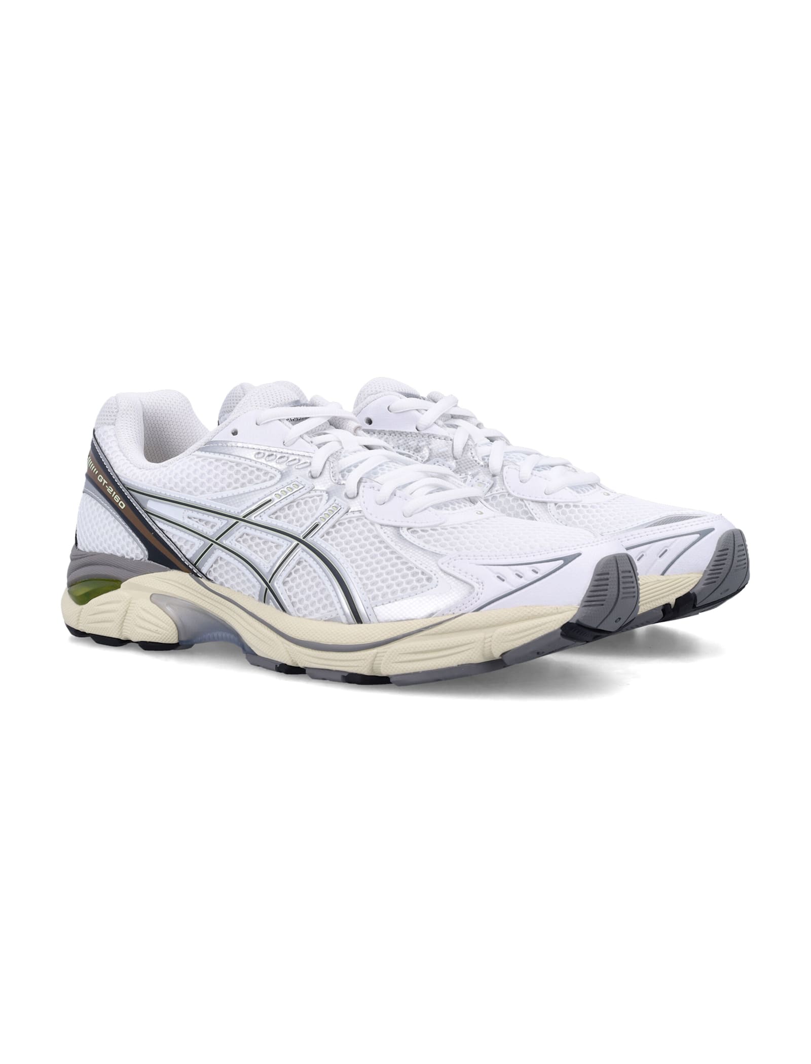 Asics Gt-2160 White Mesh Sneakers In Animal Print