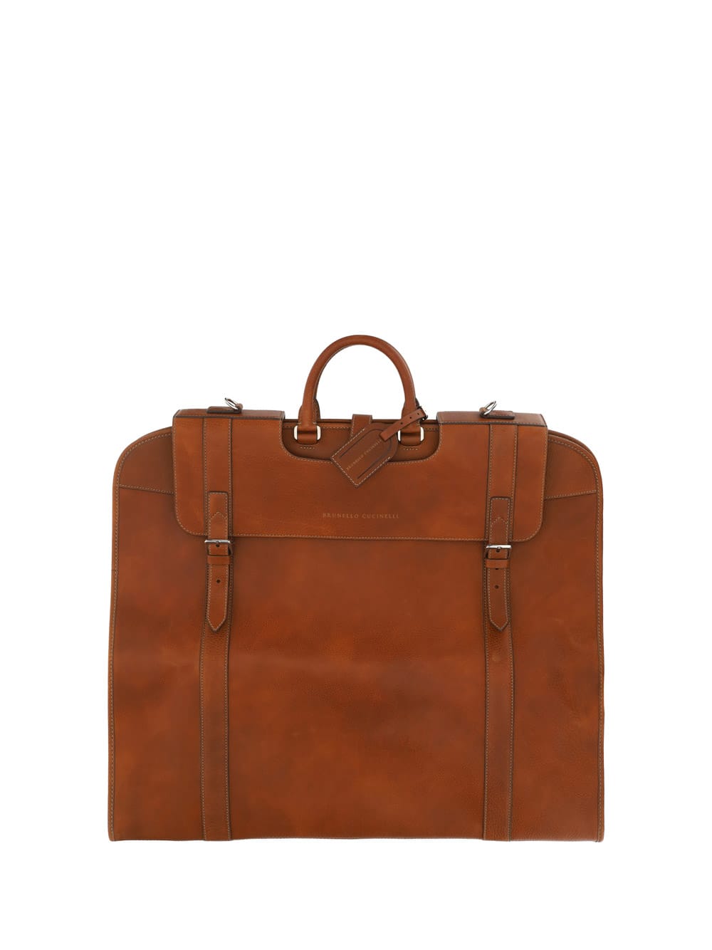 Shop Brunello Cucinelli Garment Bag In Leather