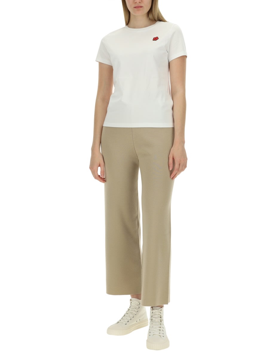 Kenzo Trousers In Beige