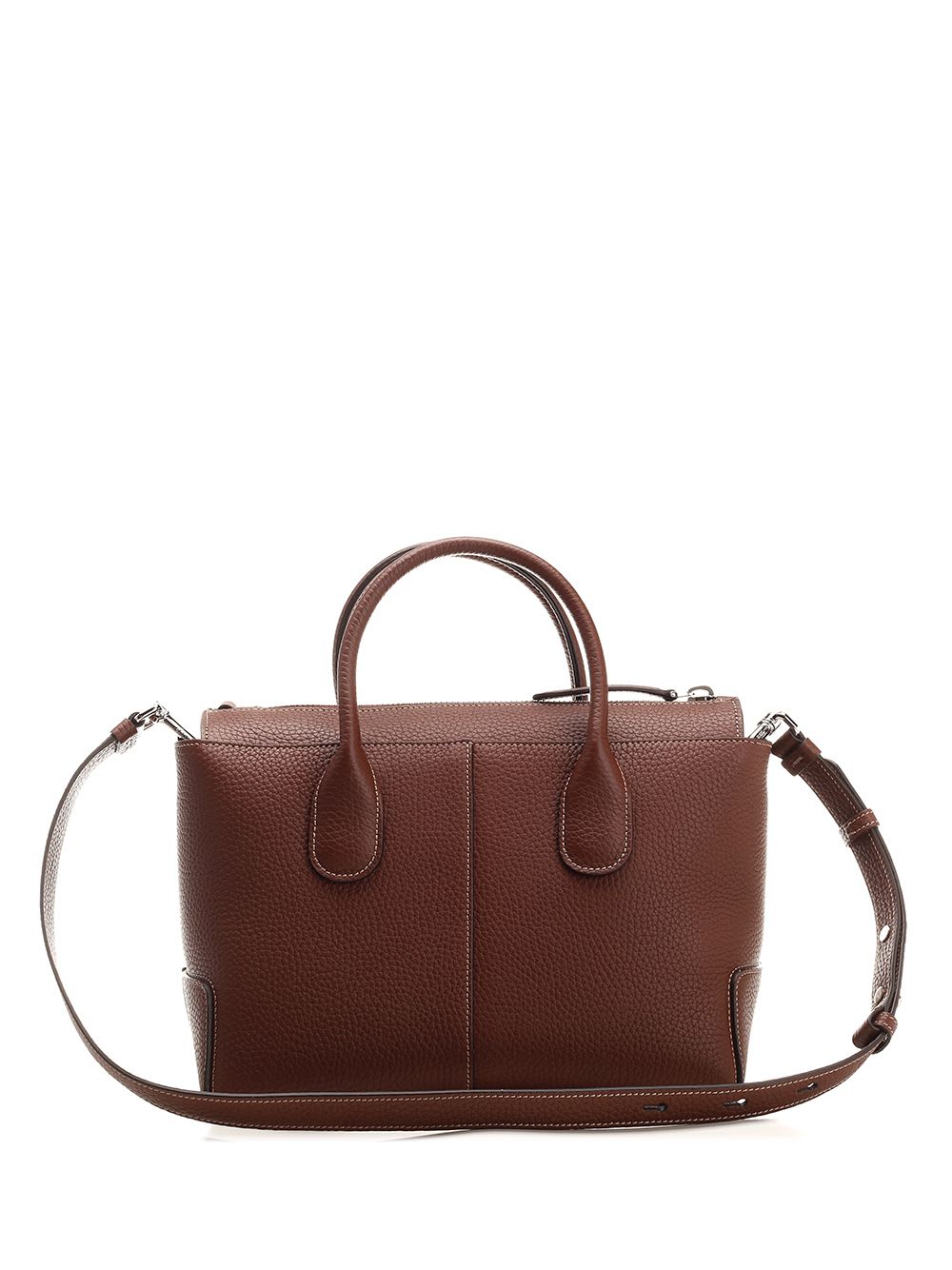 Shop Tod's Dbs Shopping Piccola Nero In Brown