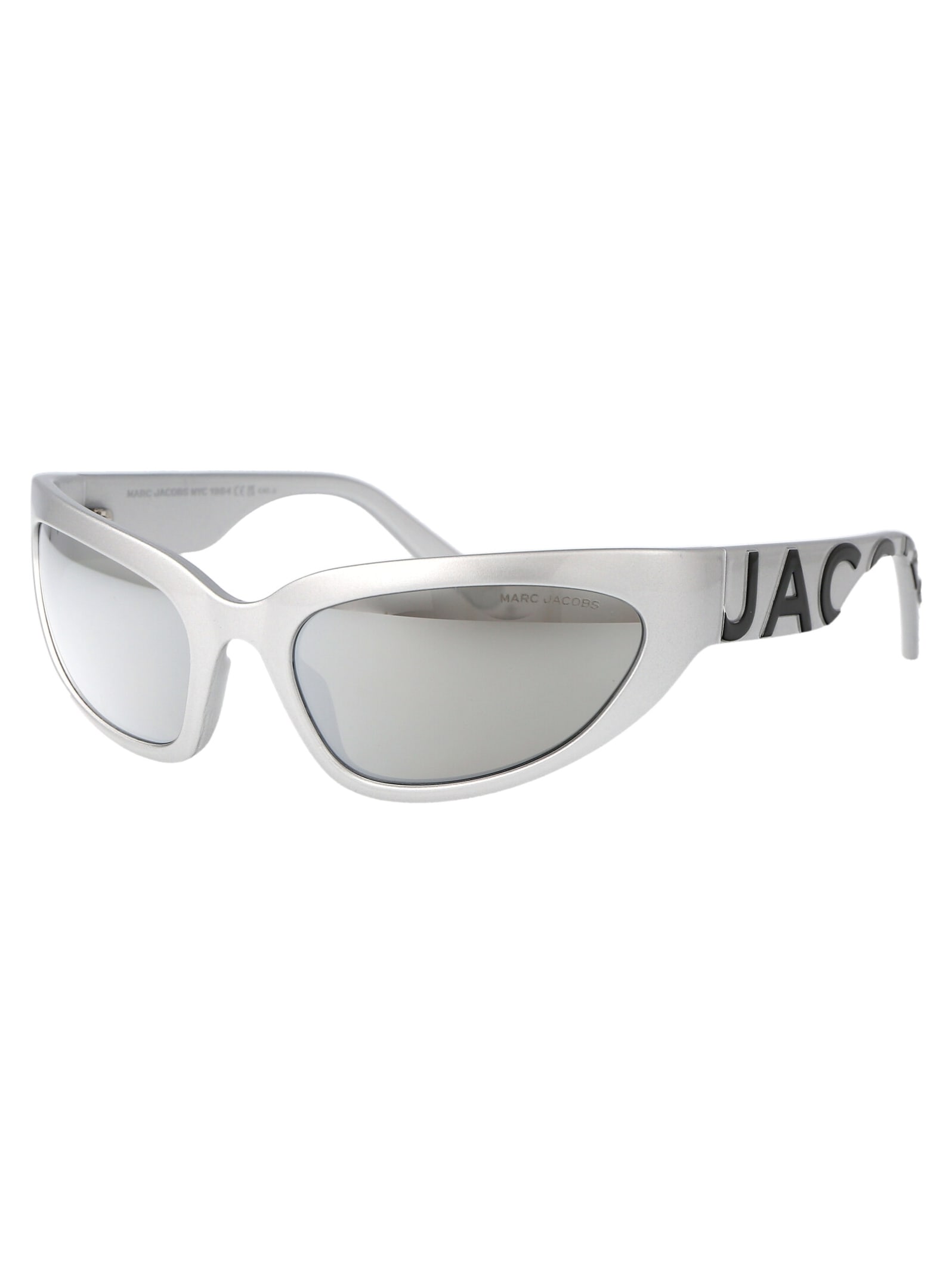 Shop Marc Jacobs Marc 738/s Sunglasses In 79dt4 Silv Blk S