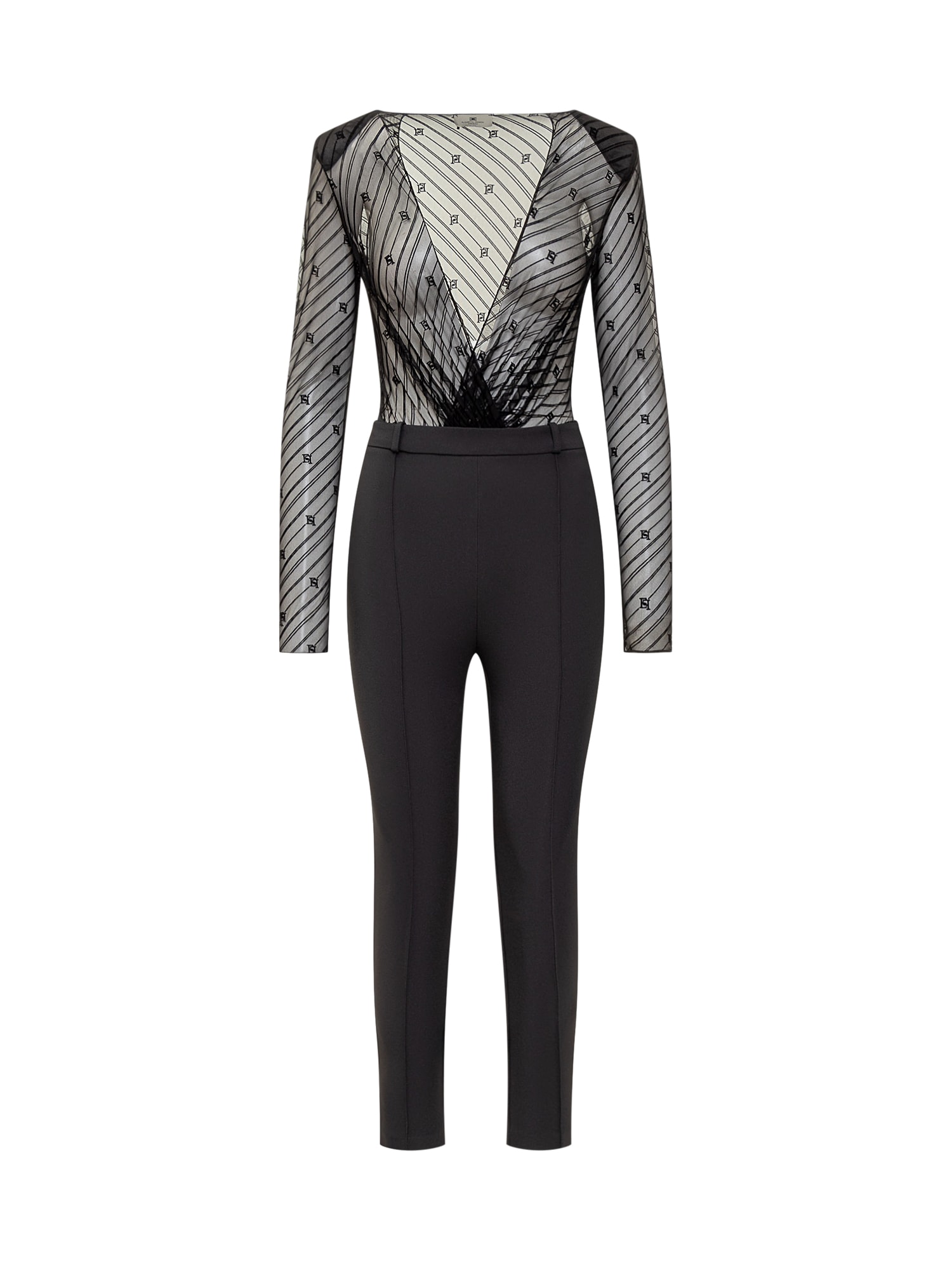 Shop Elisabetta Franchi Suit In Nero