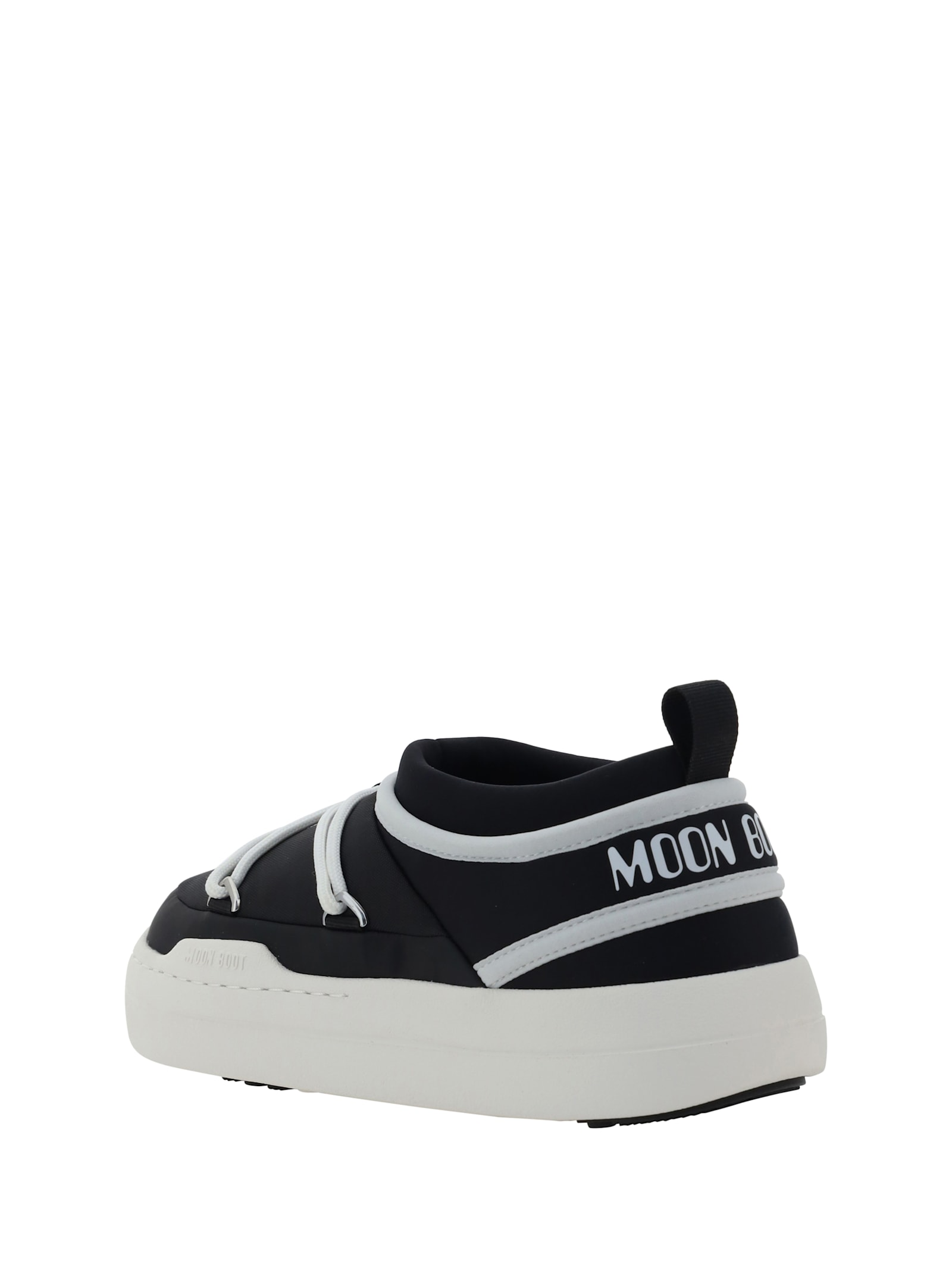 Shop Moon Boot Park Sneakers In Black